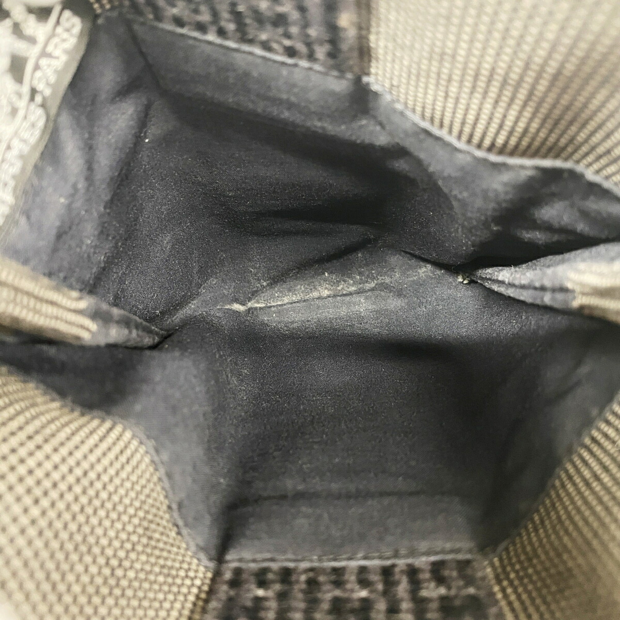 Hermes Gray Nylon Shoulder Bag (Pre-Owned)