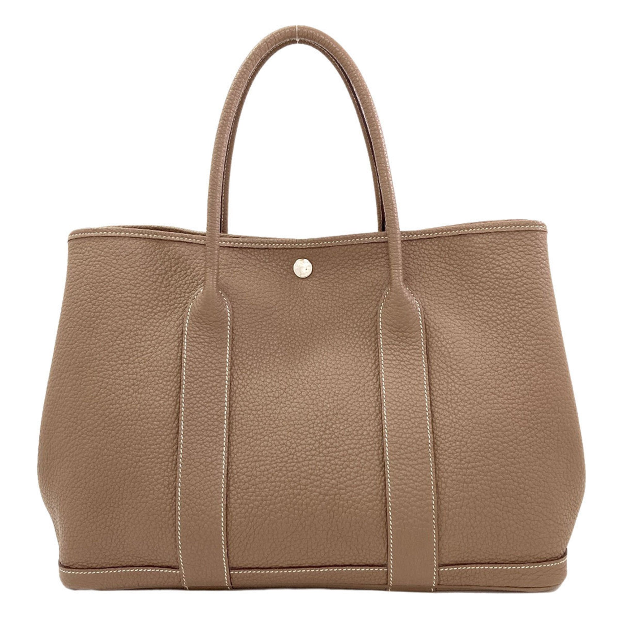 Hermes Etoupe Gray Negonda Leather Tote Bag (Pre-Owned)