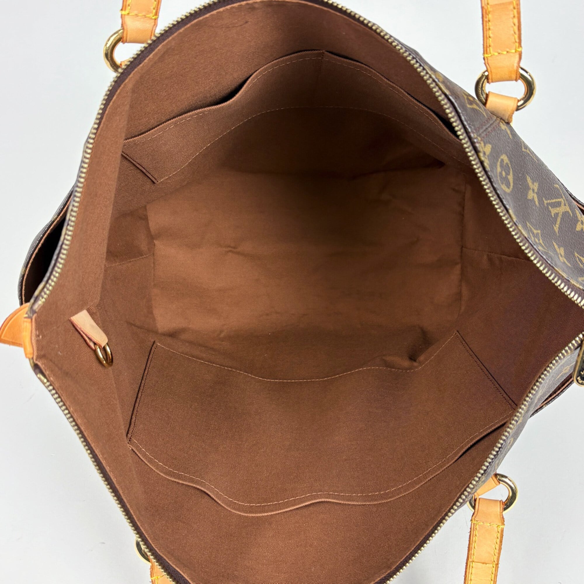 Louis Vuitton Brown Monogram Shoulder Bag Tote Bag (Pre-Owned)