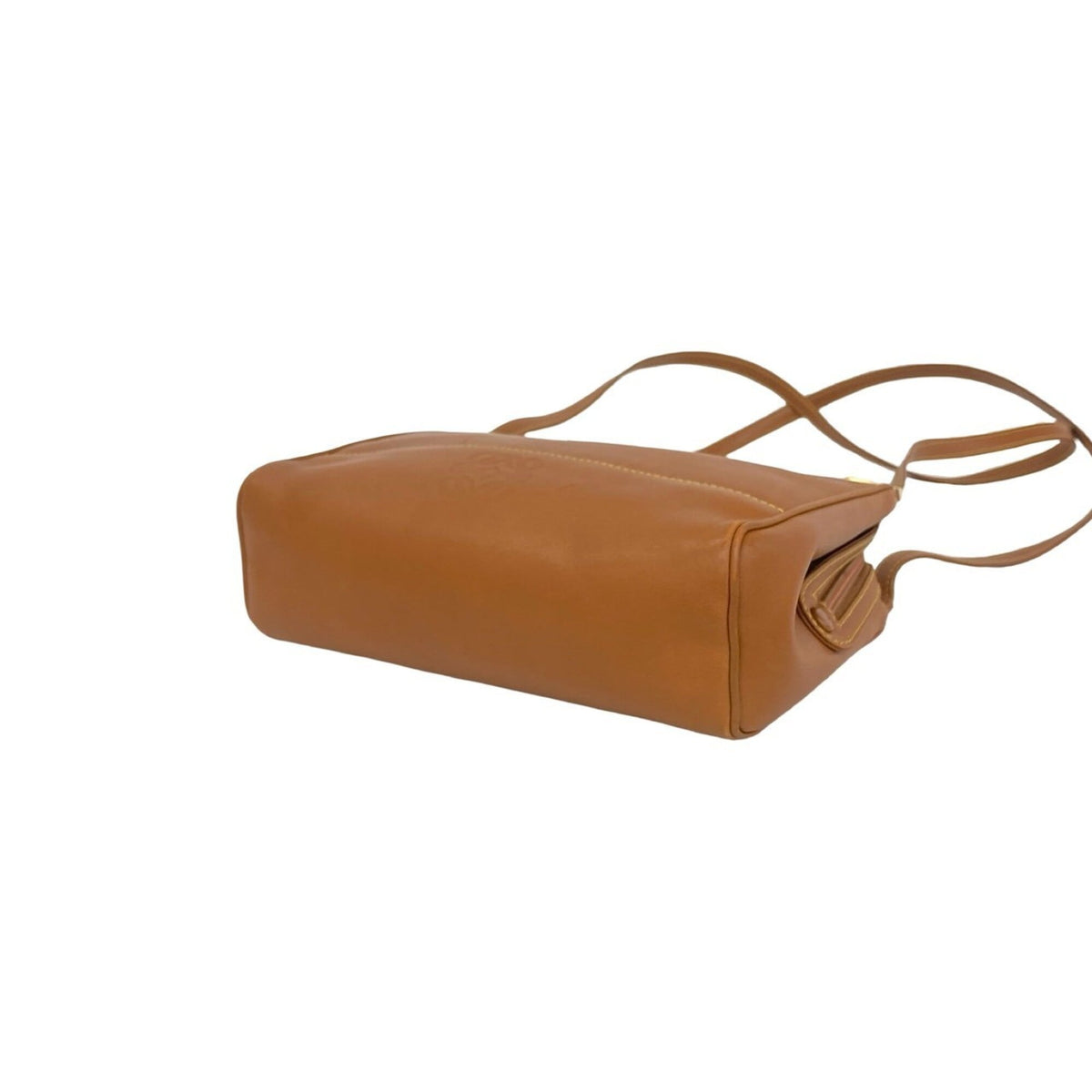 Loewe Brown Leather Shoulder Bag Tote Bag (Pre-Owned)