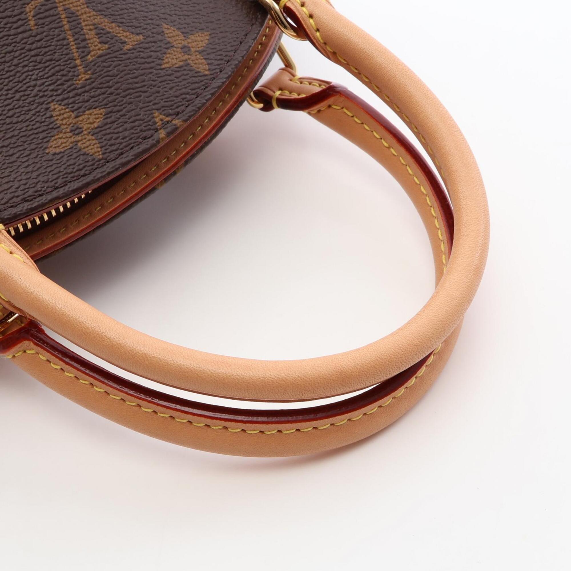 Louis Vuitton Brown Pvc Coated Canvas Leather Handbag (Pre-Owned)