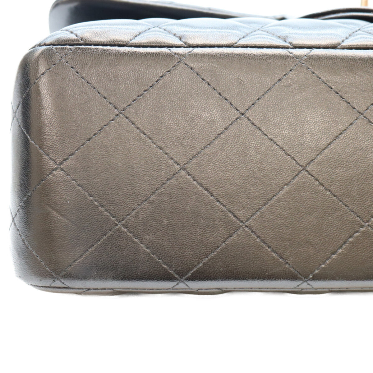 Chanel Black Leather Shoulder Bag (Pre-Owned)