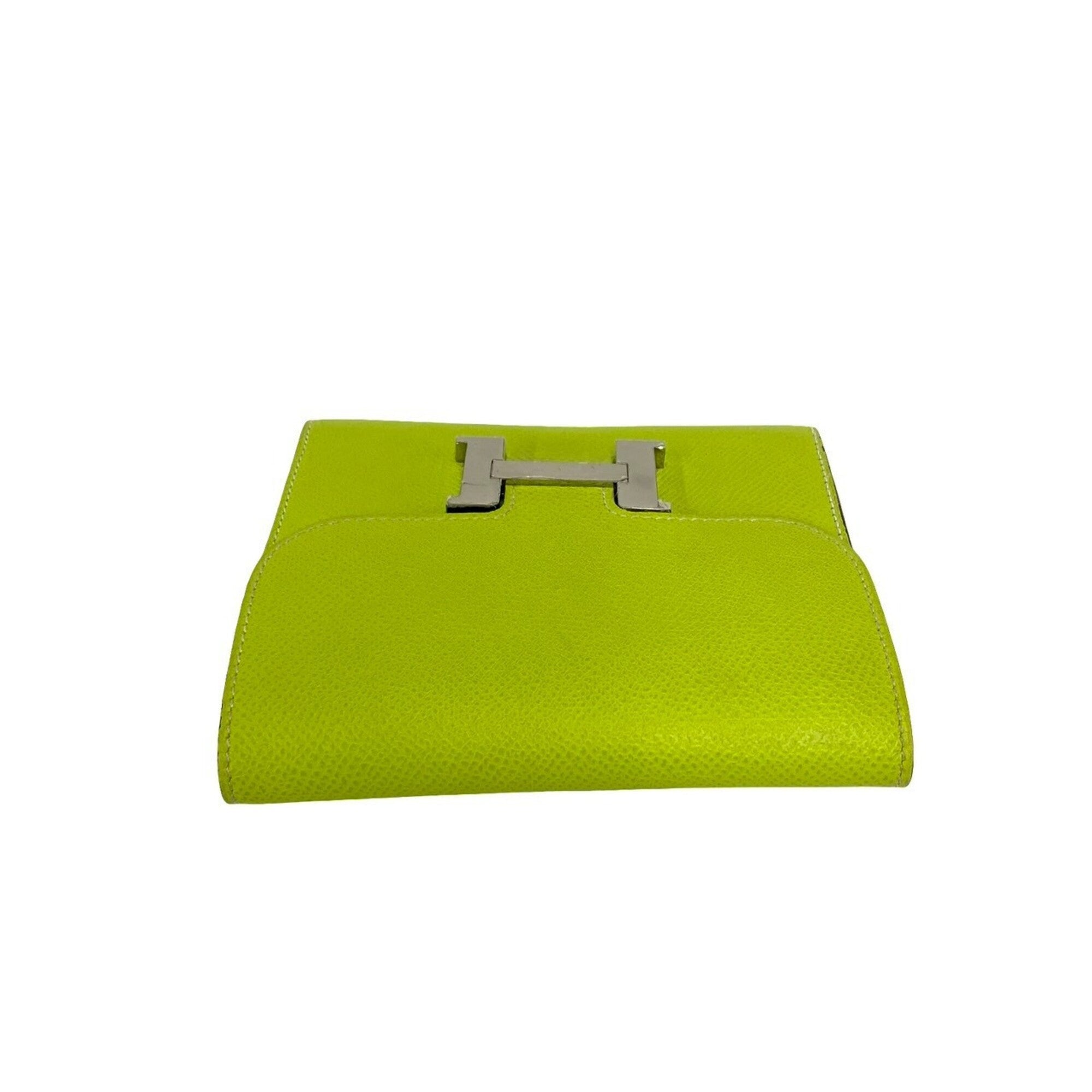 Hermes Green Epsom Leather Wallet (Bi-Fold) (Pre-Owned)