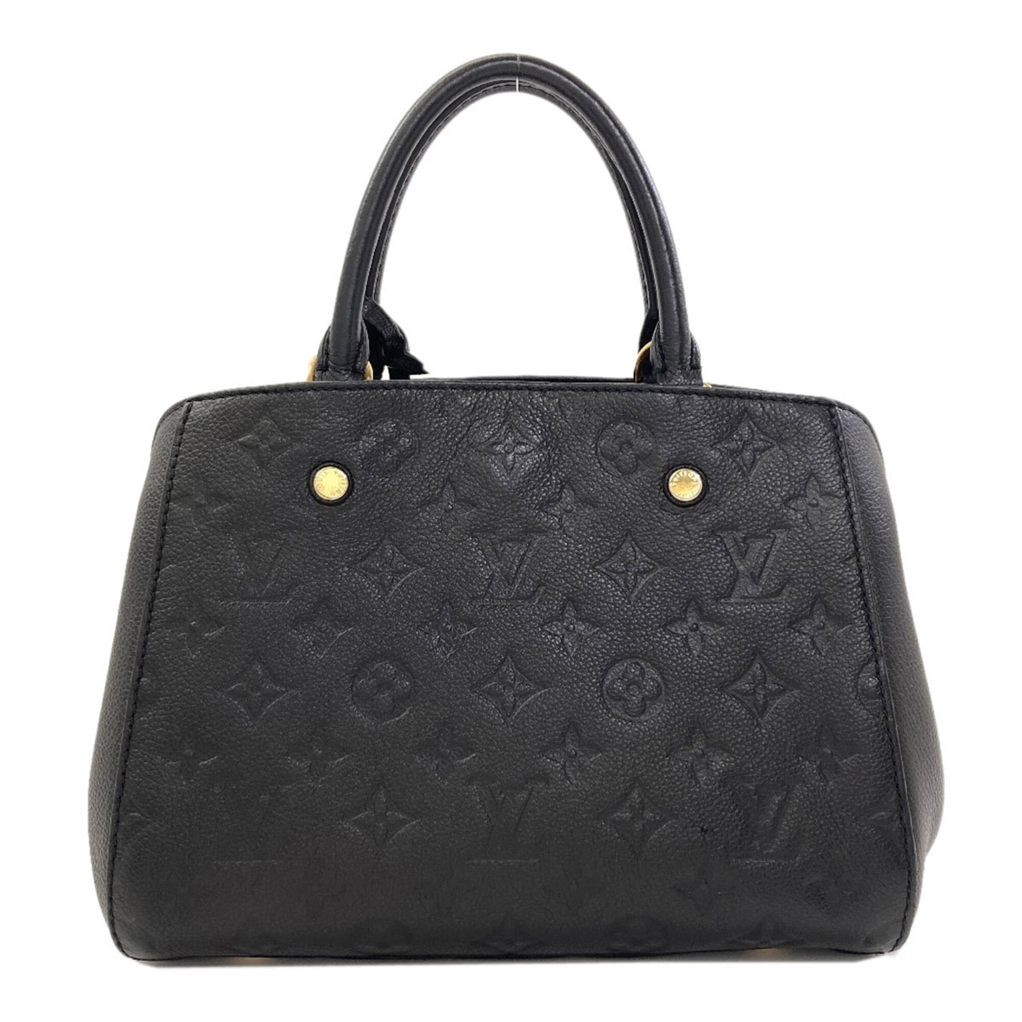 Louis Vuitton Empreinte Black Monogram Empreinte Handbag (Pre-Owned)