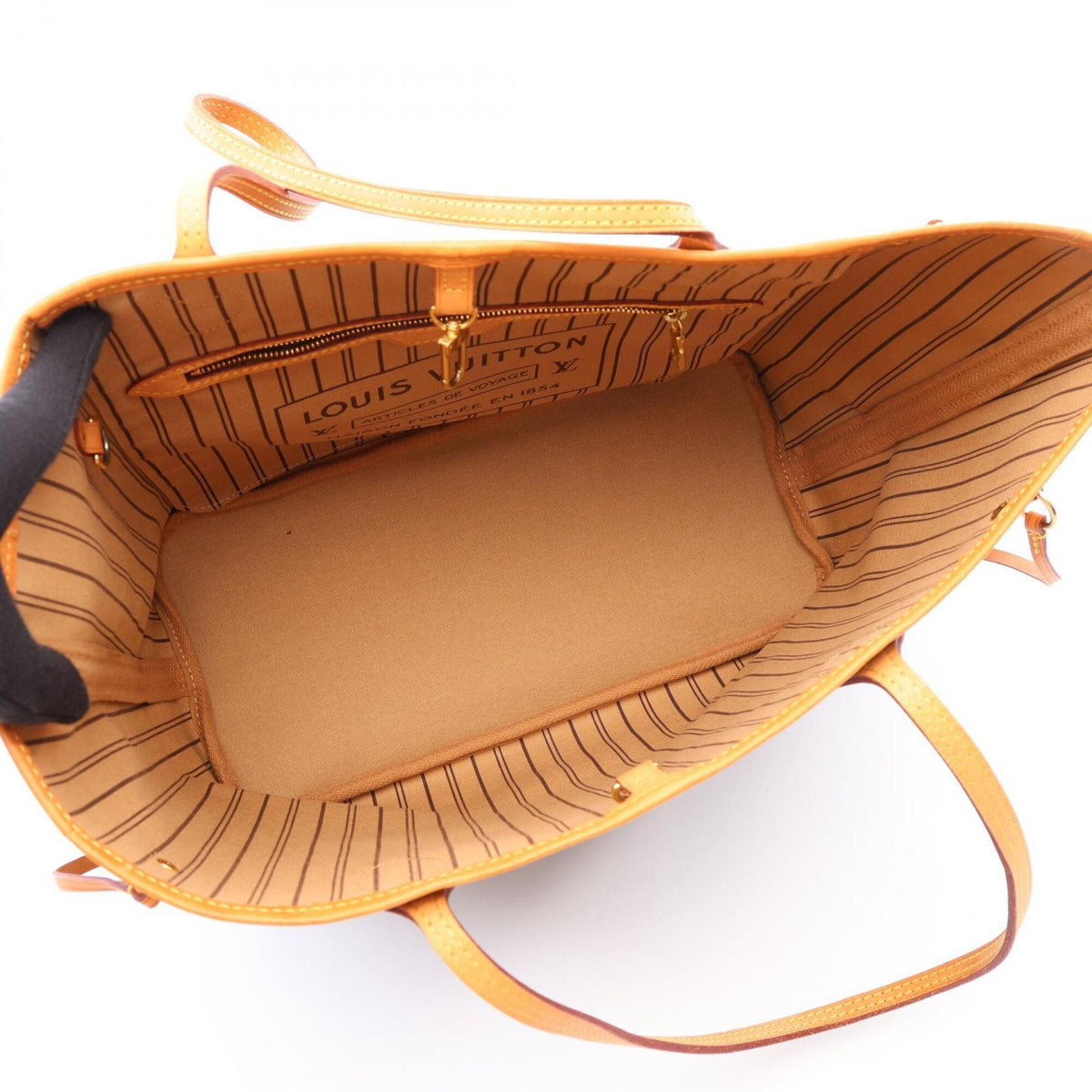 Louis Vuitton Brown Monogram Handbag Pouch Tote Bag (Pre-Owned)
