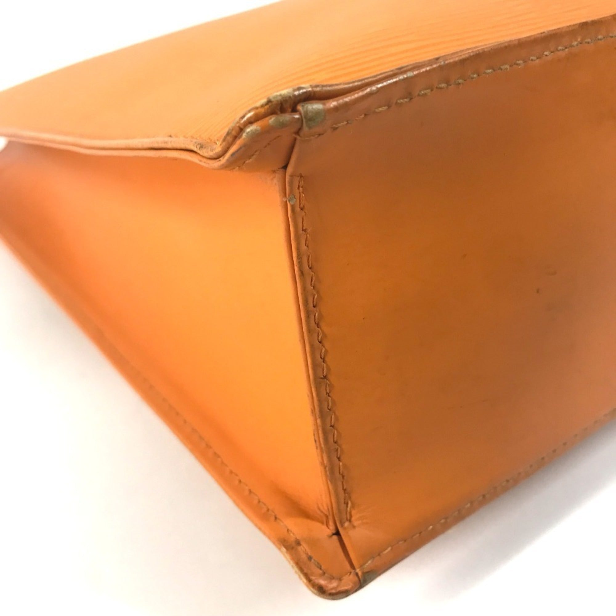 Louis Vuitton Galle Mandarin Orange Epi Leather Handbag Tote Bag (Pre-Owned)
