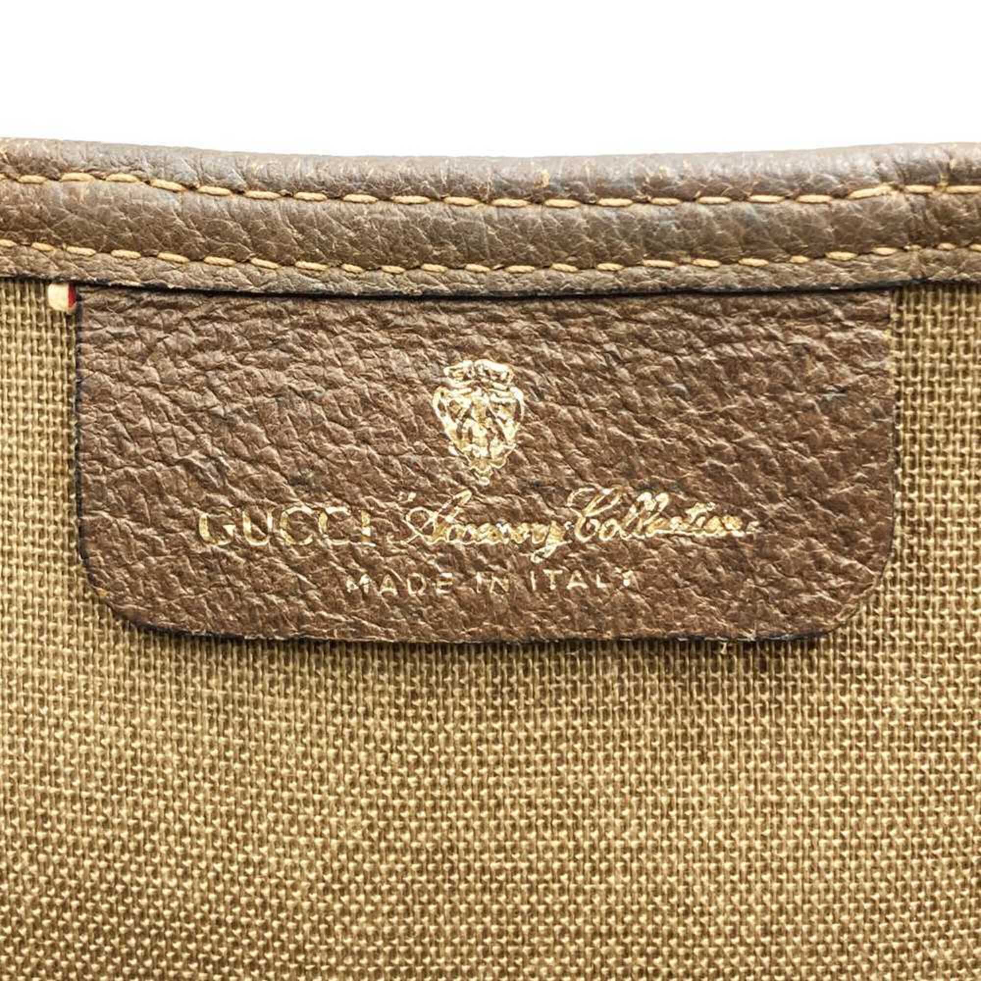 Gucci Brown Gg Supreme Tote Bag (Pre-Owned)