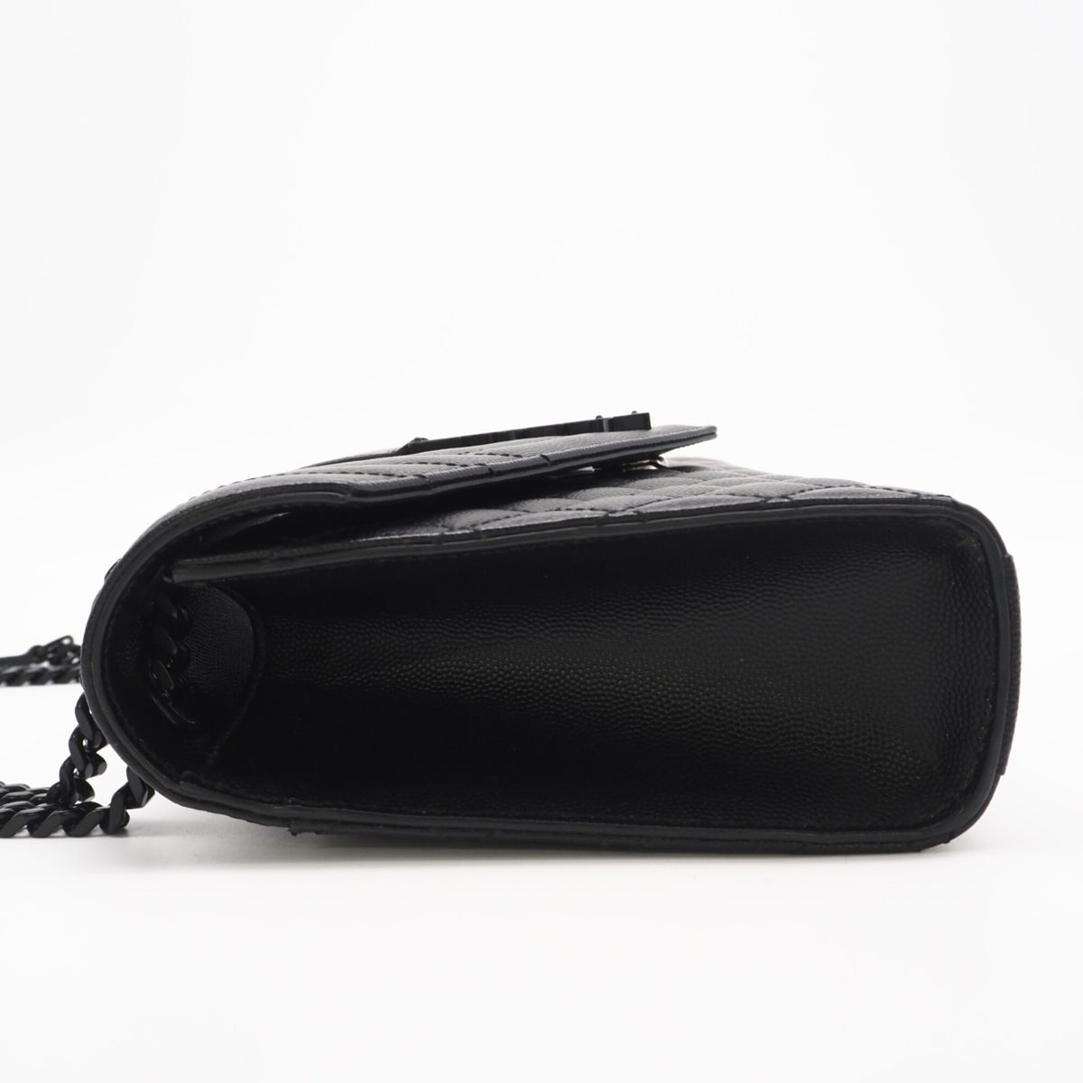 Yves Saint Laurent Black Leather Shoulder Bag (Pre-Owned)