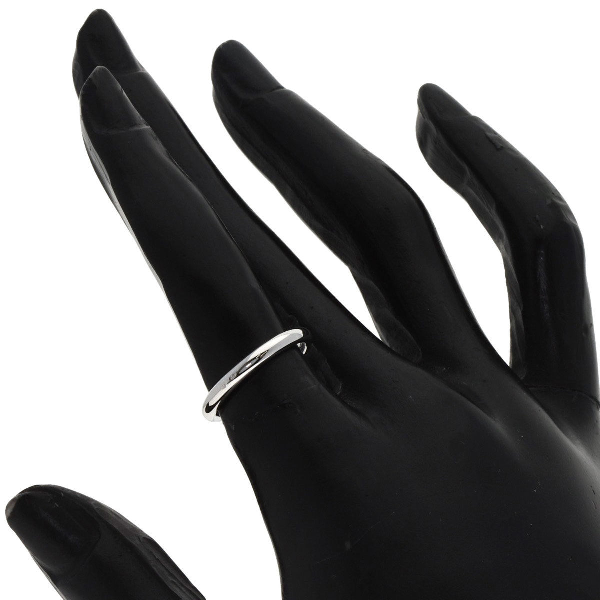 Hermes White White Gold (18K) Wedding Ring (Pre-Owned)