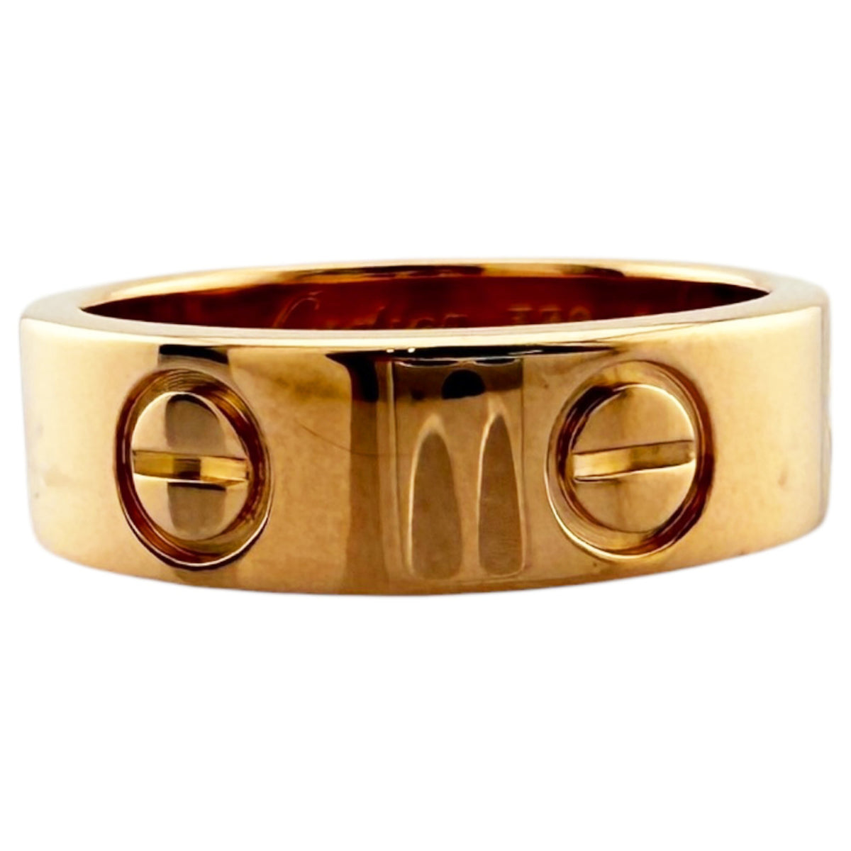 Cartier Pink Gold Pink Gold (18K) Band Ring (Pre-Owned)
