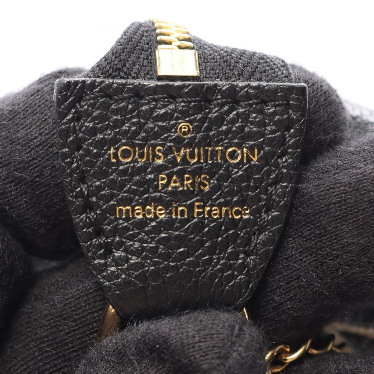 Louis Vuitton Black Monogram Empreinte Handbag Pochette (Pre-Owned)