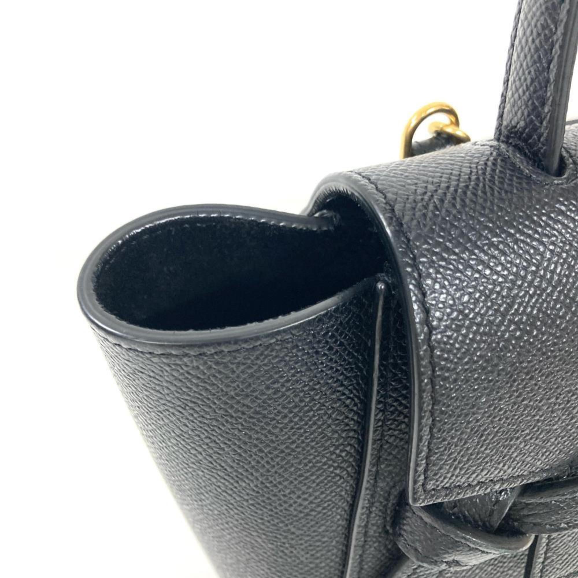 Celine Black Leather Handbag (Pre-Owned)
