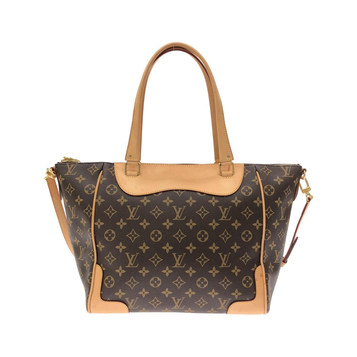 Louis Vuitton Brown Coated Canvas Handbag (Pre-Owned)