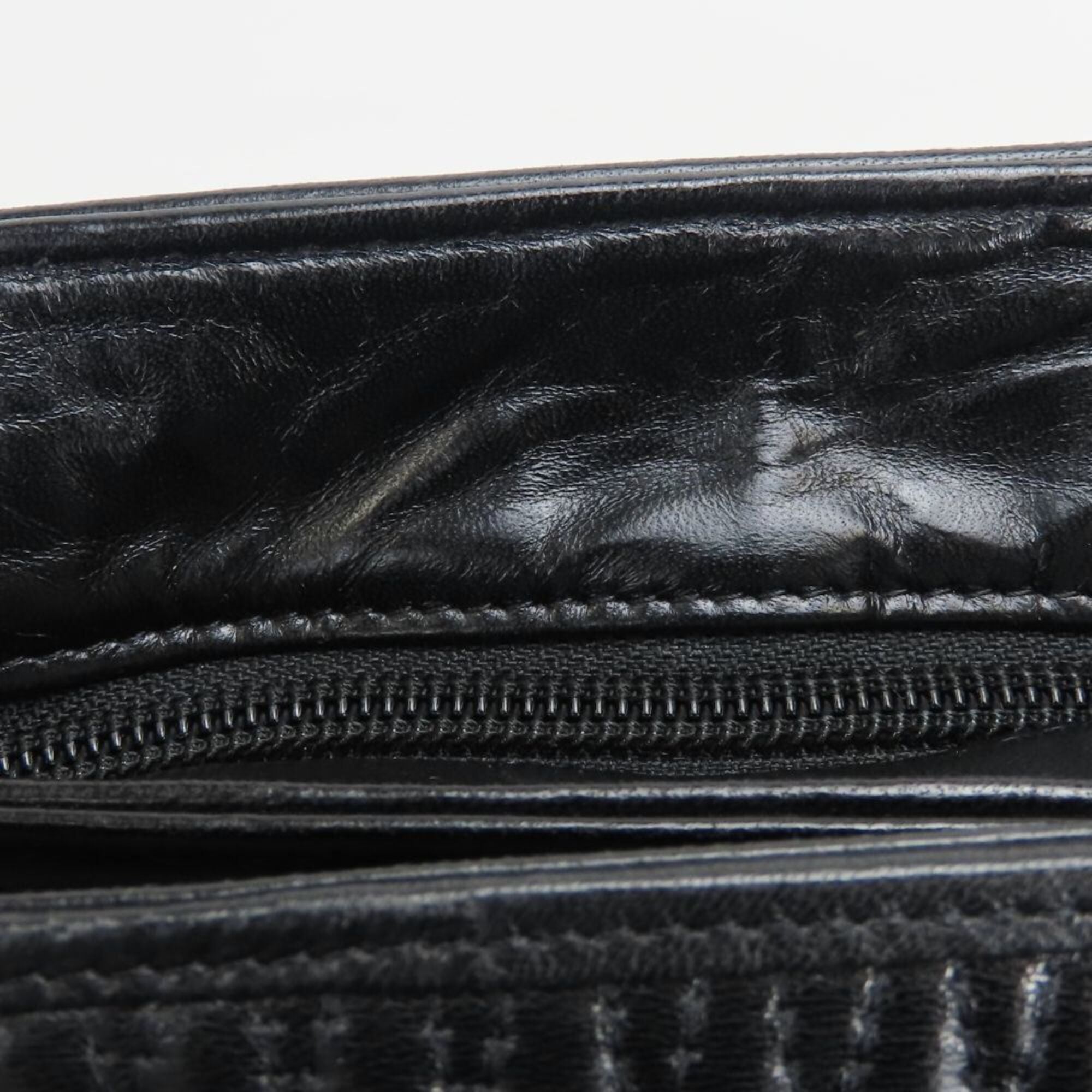 Bally Black Quilting Leather Tote Bag (Pre-Owned)