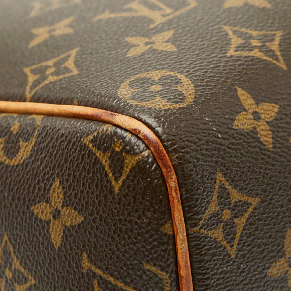 Louis Vuitton Brown Pvc Leather Handbag (Pre-Owned)