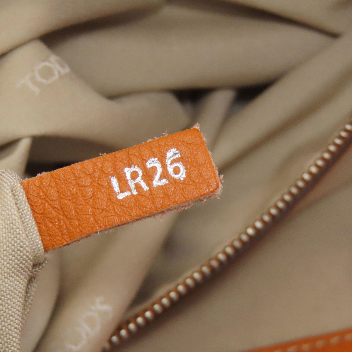 Tod's Orange Leather Tote Bag (Pre-Owned)
