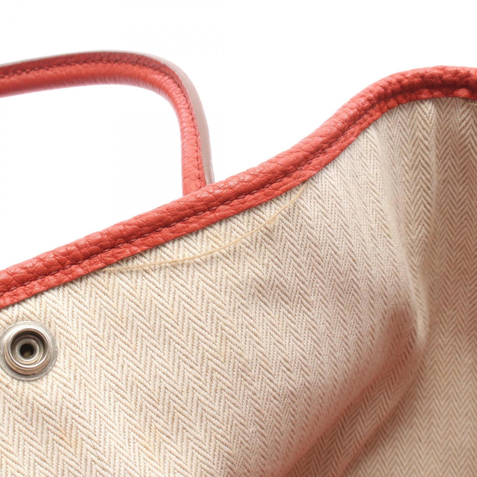 Hermes Red Color Negonda Leather Leather Handbag Tote Bag (Pre-Owned)