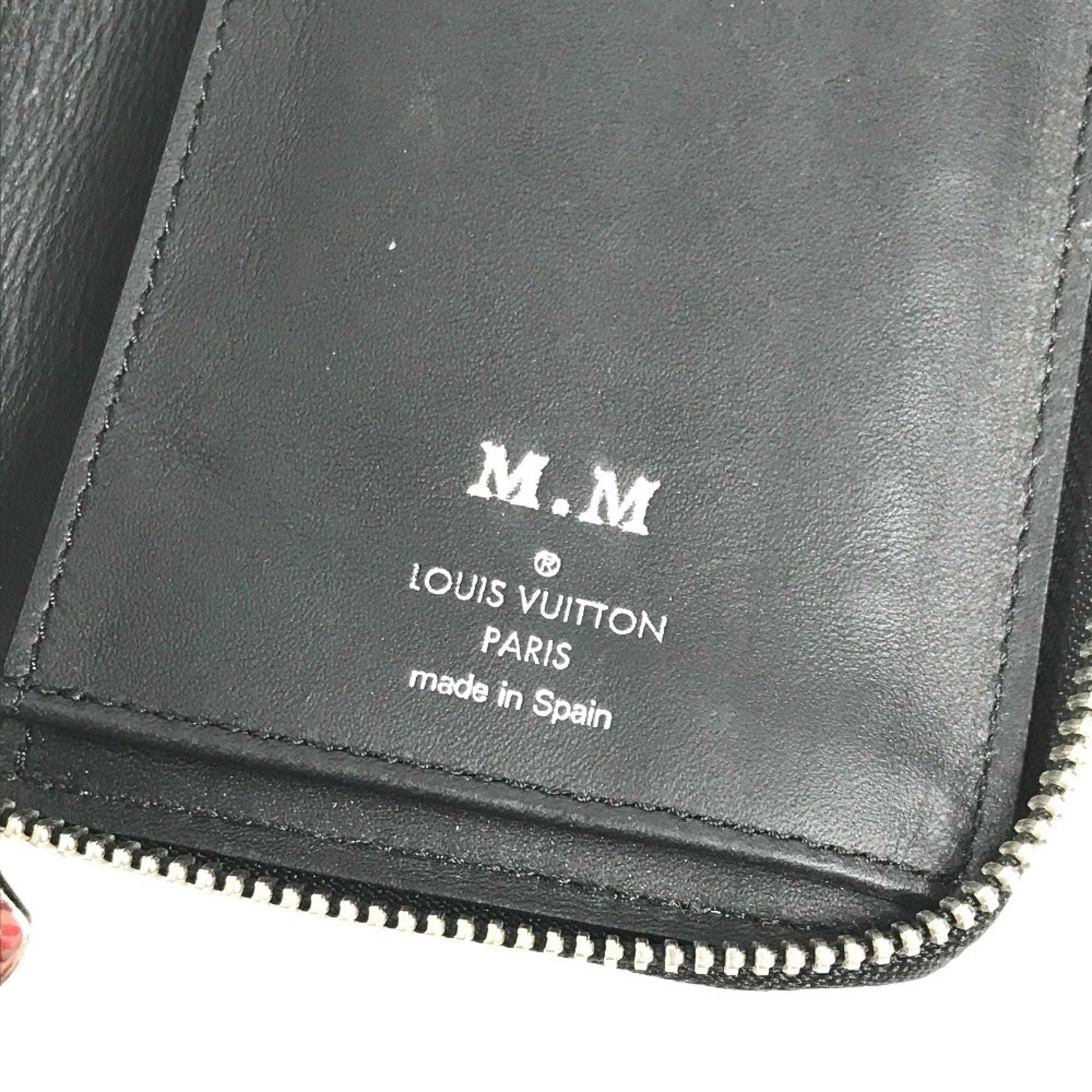 Louis Vuitton Black Noir Long Wallet (Bi-Fold) (Pre-Owned)