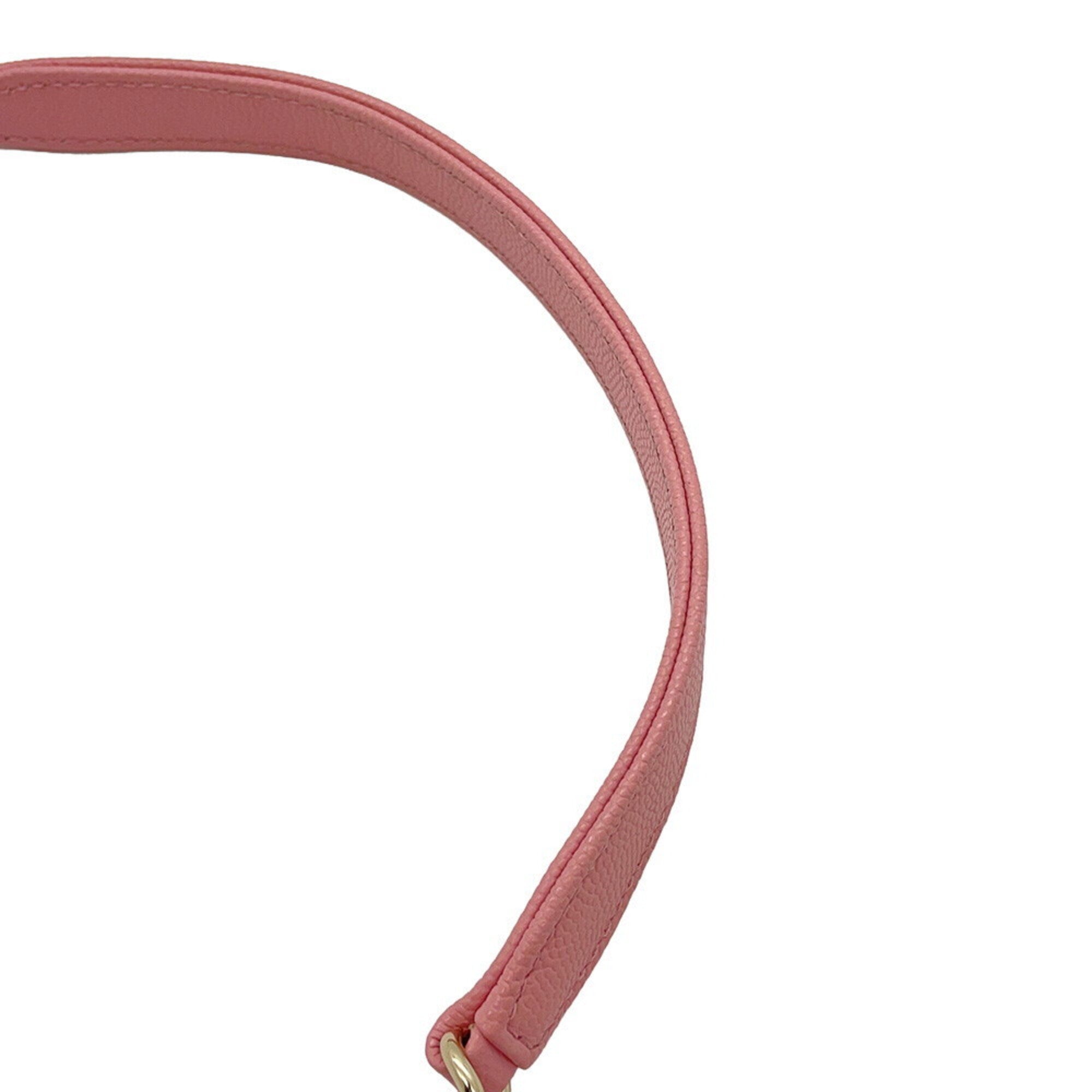 Chanel Matelasse Pink Grained Calfskin Handbag Shoulder Bag (Pre-Owned)