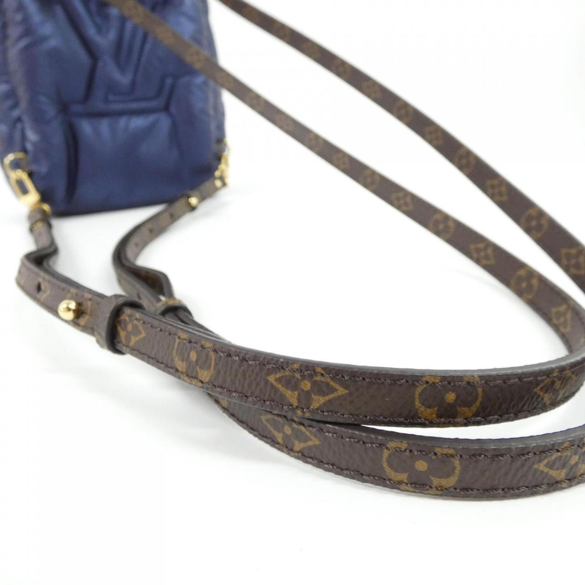 Louis Vuitton Monogram Navy Nylon Backpack (Pre-Owned)