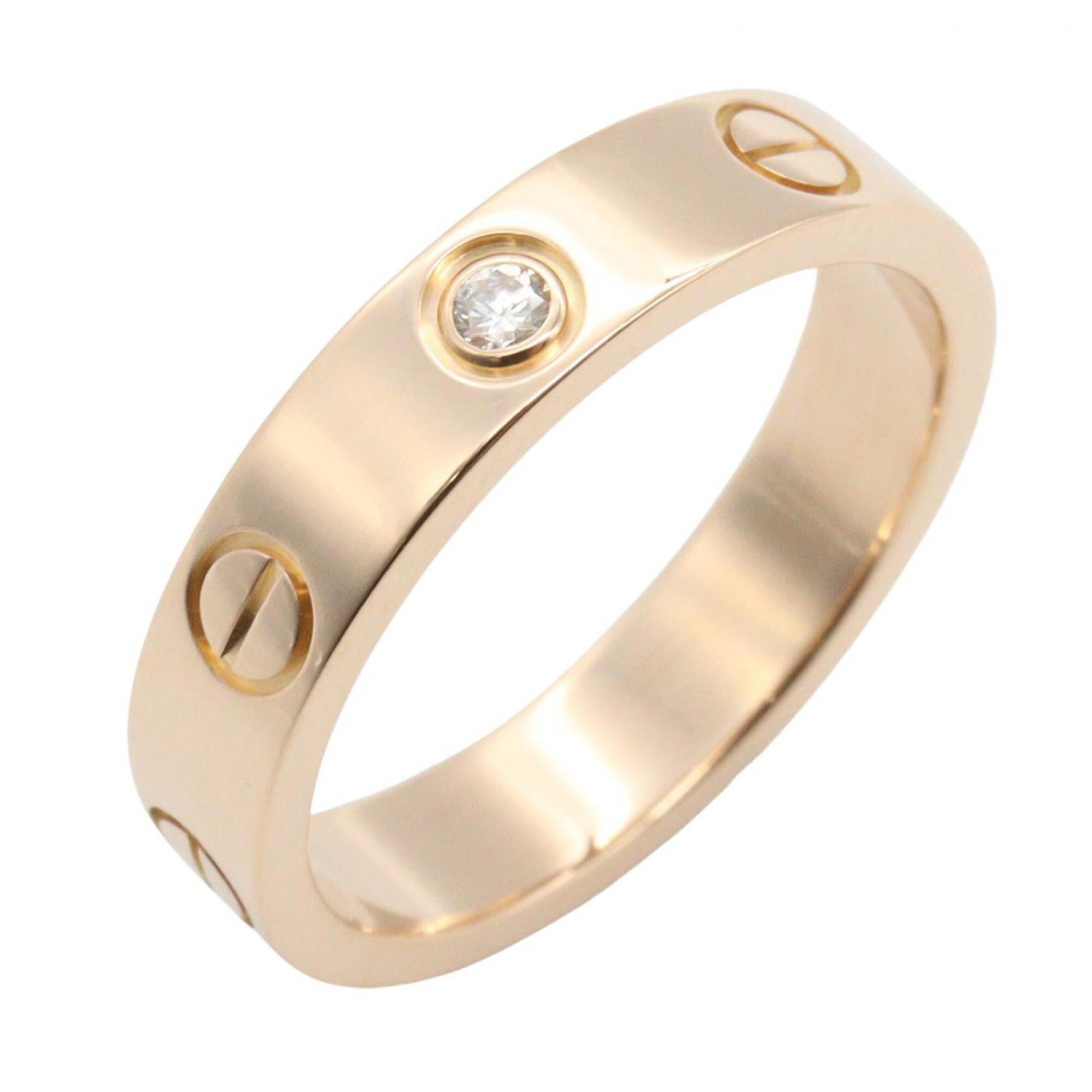 Cartier Gold Clear Pink Gold (18K) Band Ring (Pre-Owned)