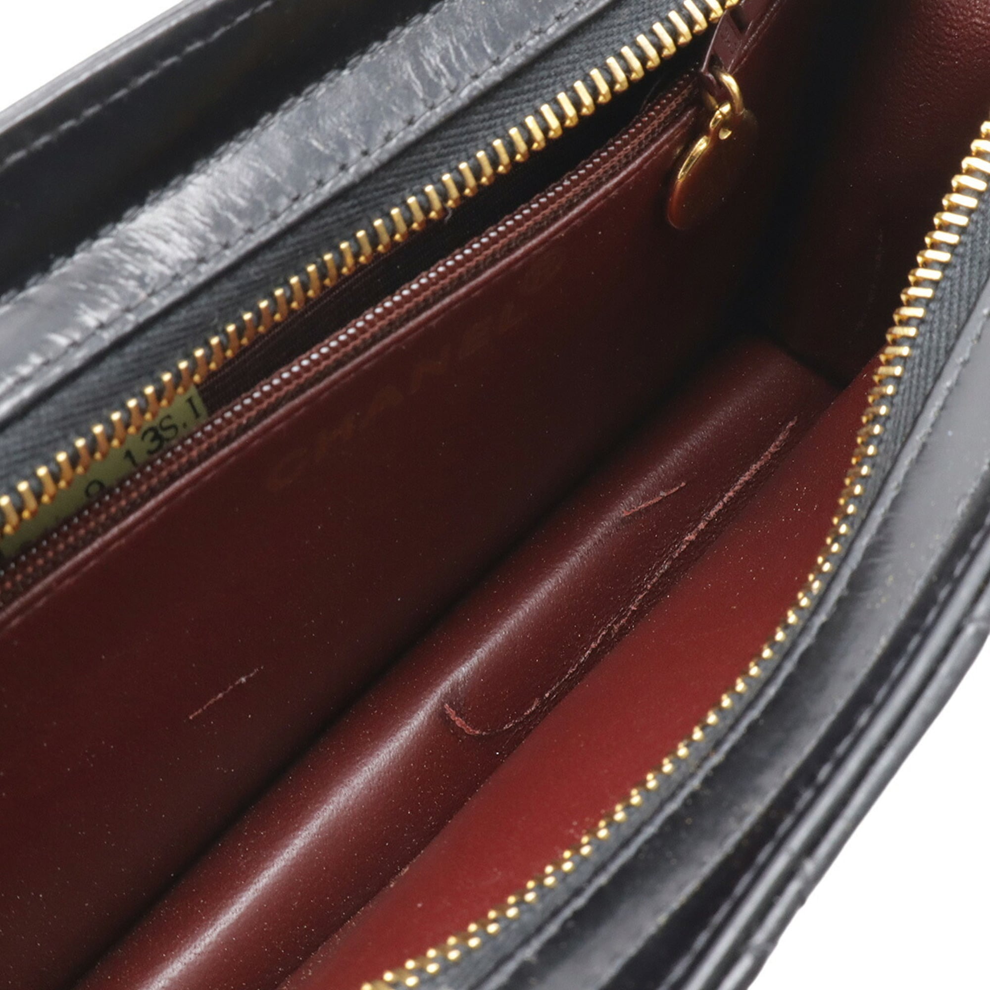 Chanel Black Leather Clutch Bag (Pre-Owned)