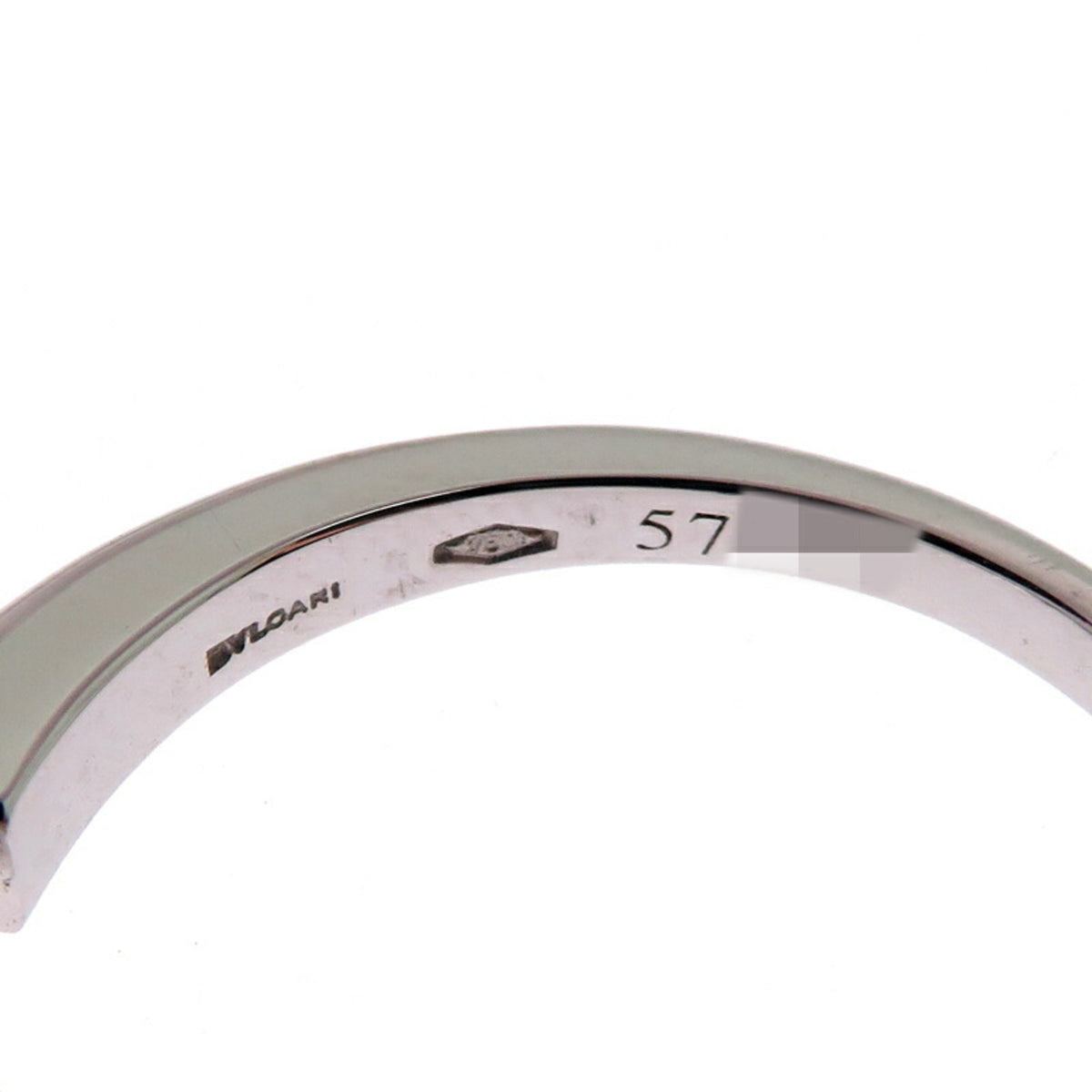 Bvlgari White Gold White Gold (18K) Band Ring (Pre-Owned)