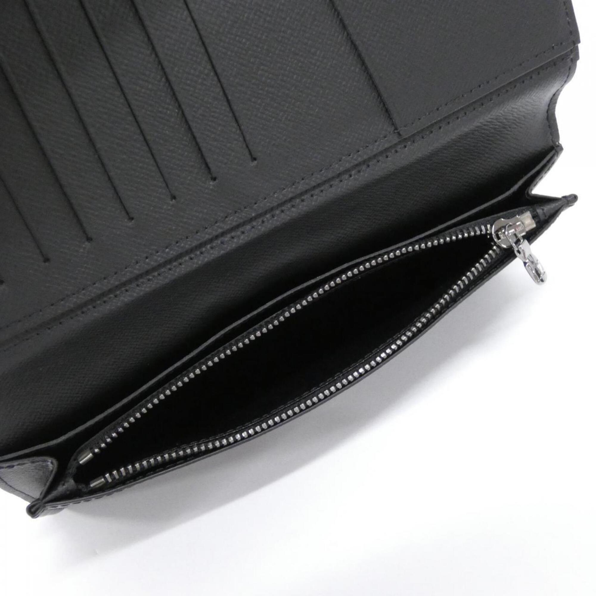 Louis Vuitton Monogram Eclipse Black Coated Canvas Long Wallet (Bi-Fold) (Pre-Owned)