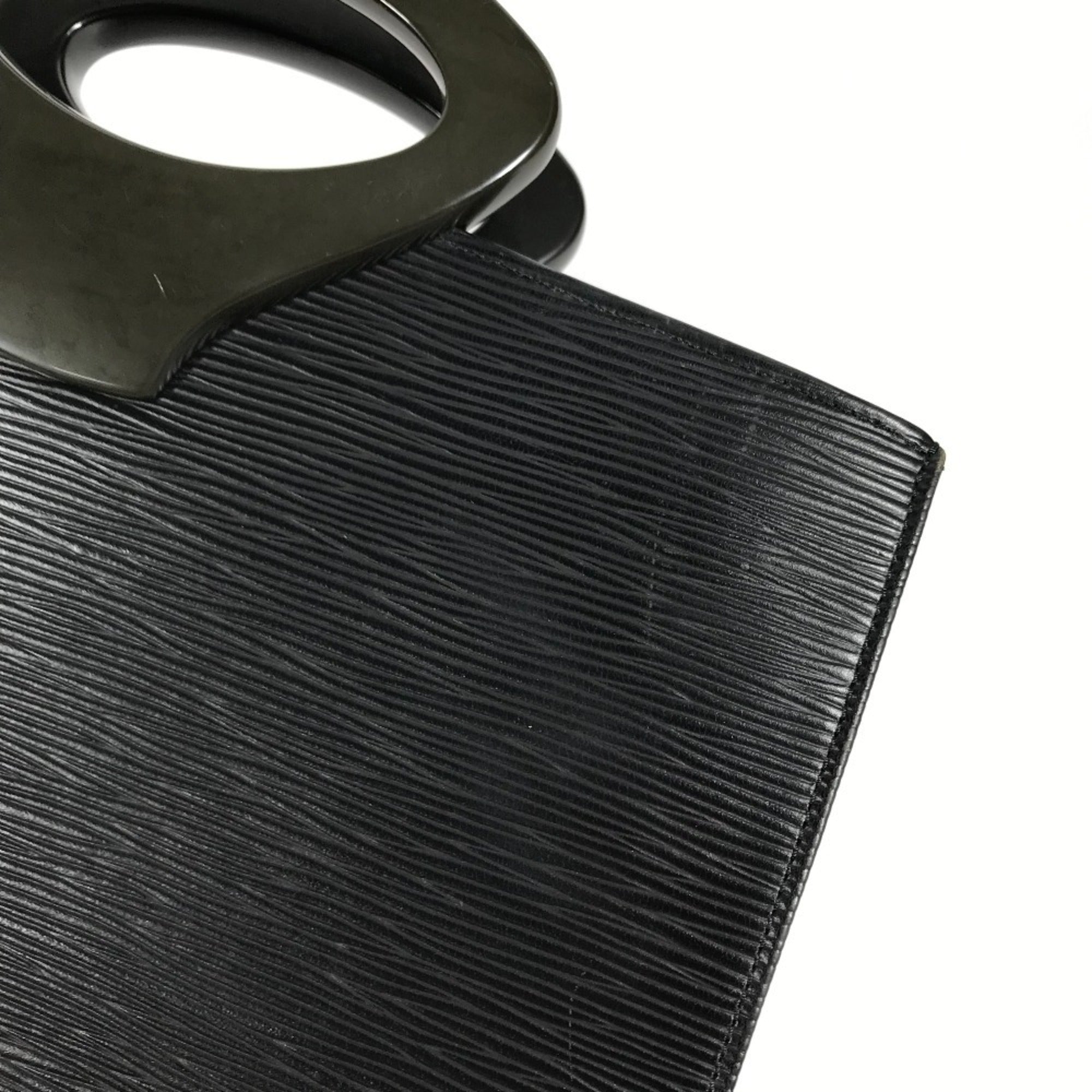 Louis Vuitton Black Galle Noir Epi Leather Handbag Tote Bag (Pre-Owned)