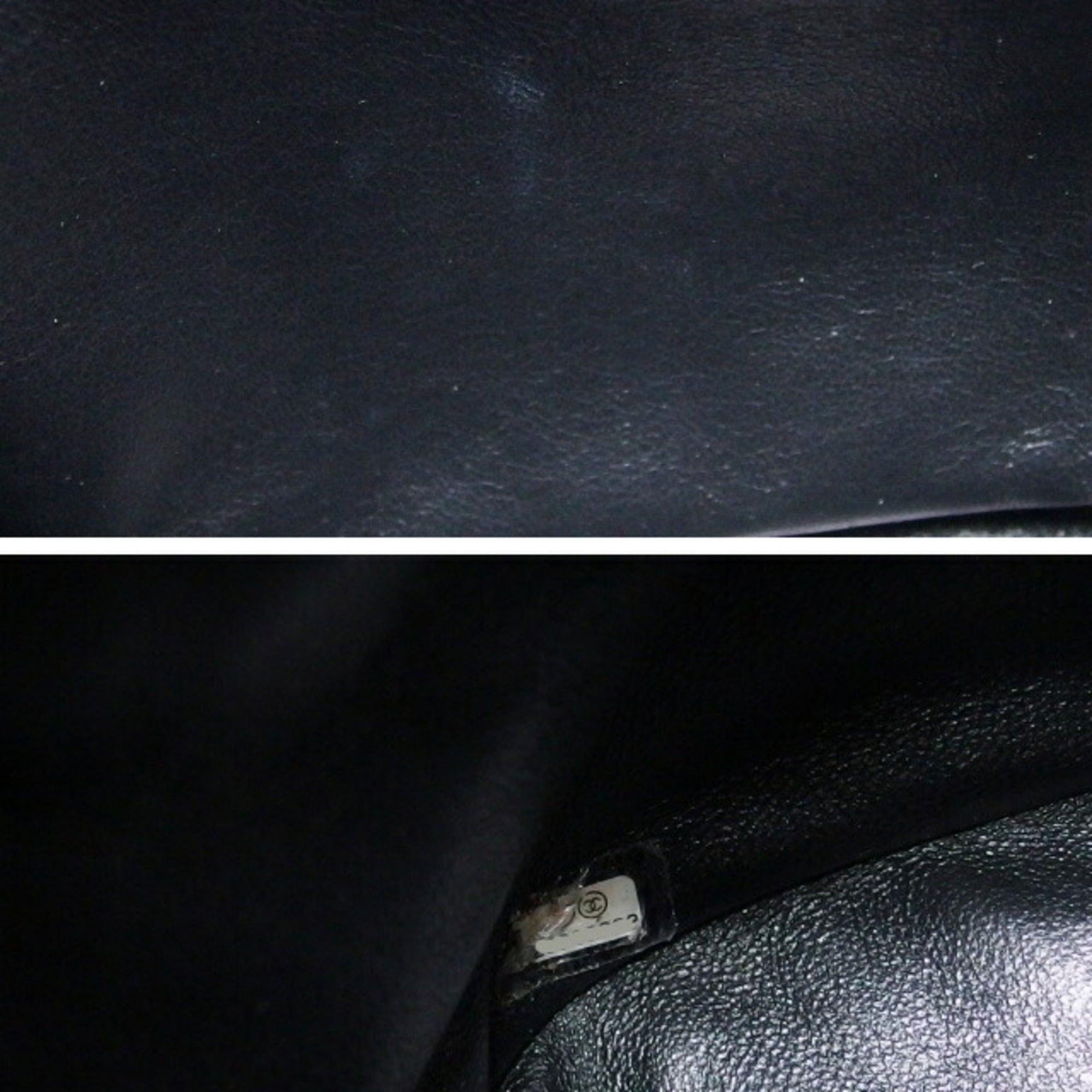 Chanel Black Grained Calfskin Backpack (Pre-Owned)