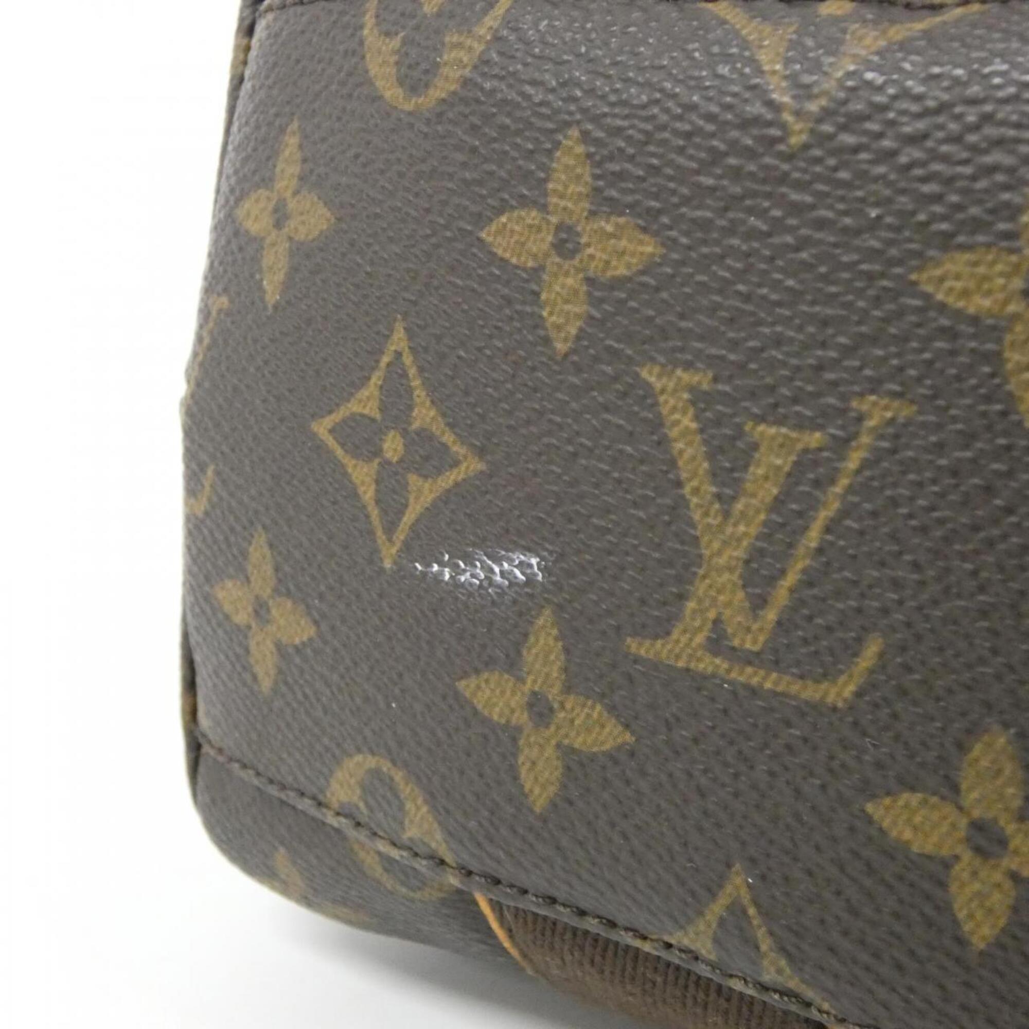Louis Vuitton Marron Coated Canvas Handbag (Pre-Owned)