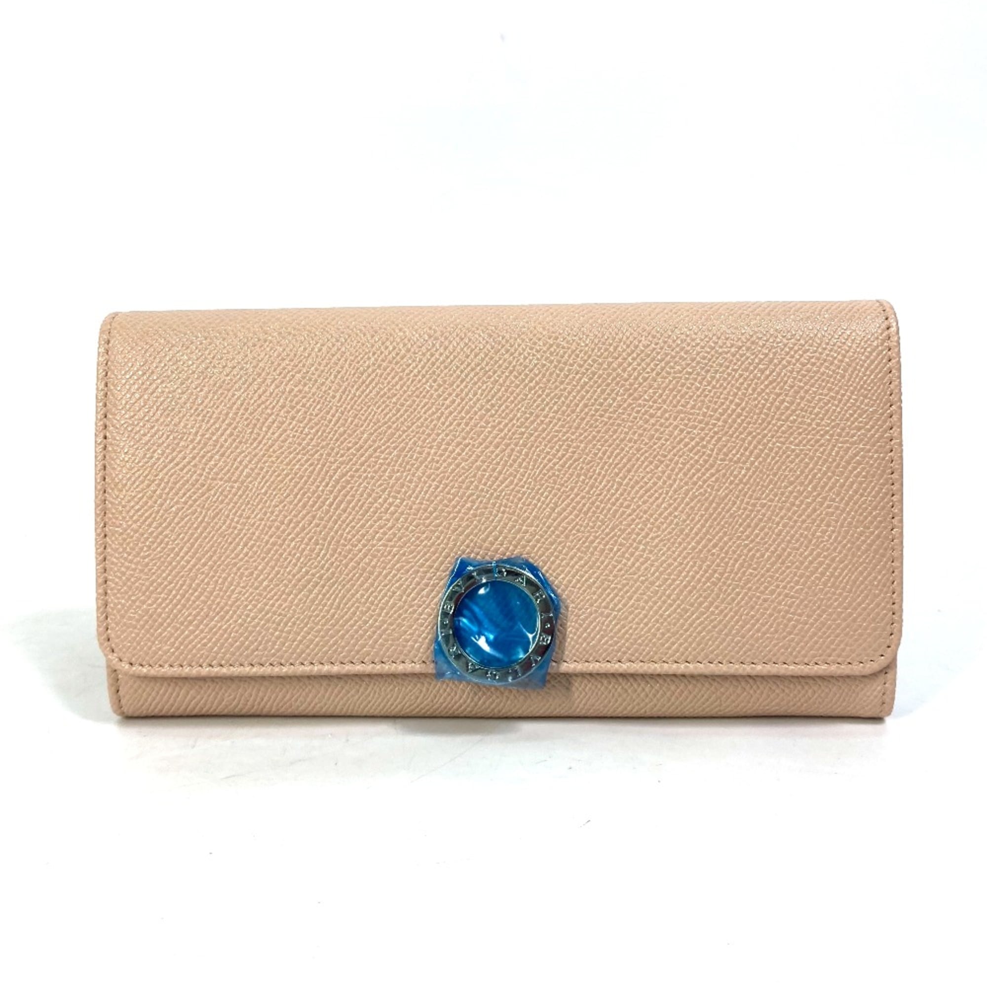 Bvlgari Pink Leather Wallet (Bi-Fold) (Pre-Owned)