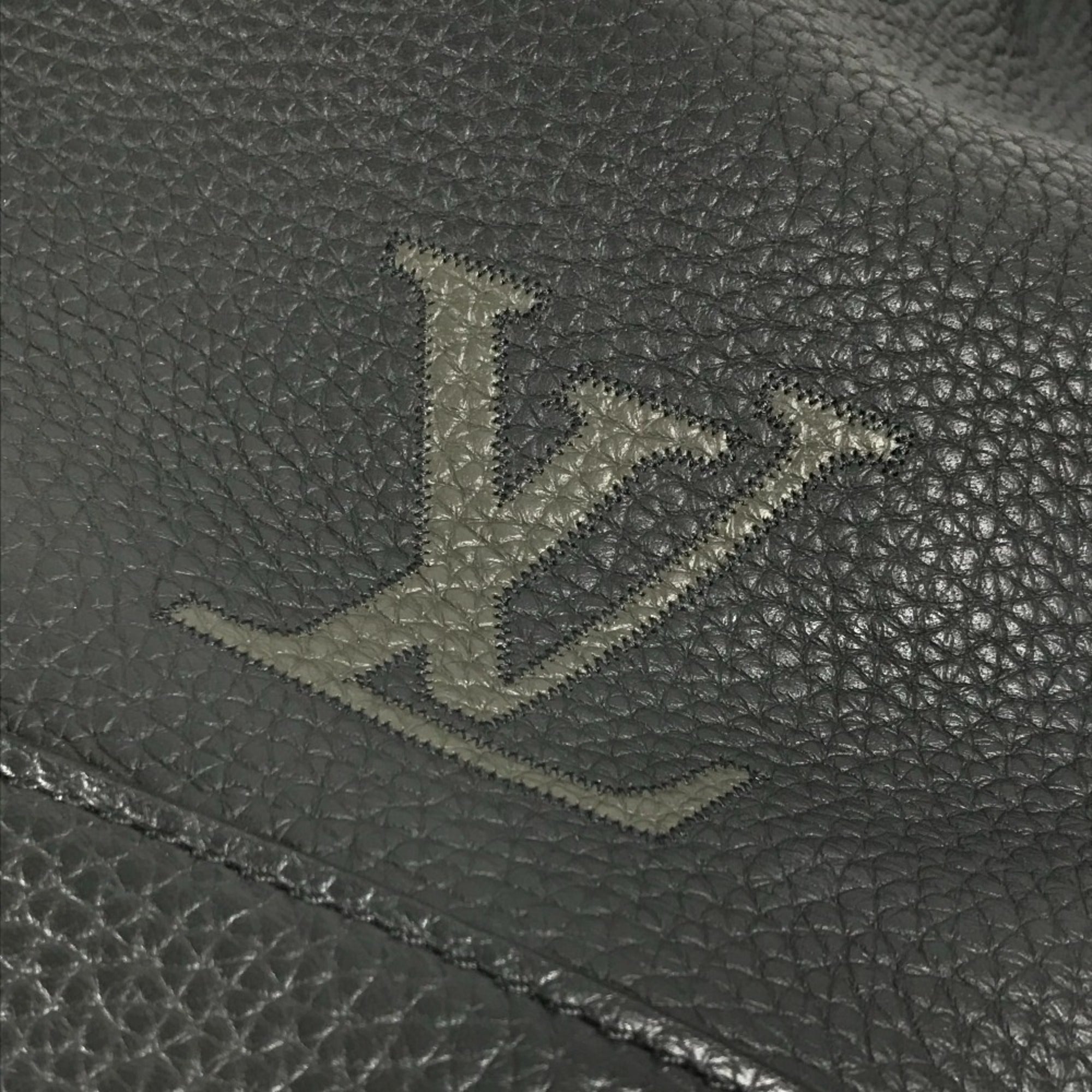 Louis Vuitton Black Khaki Backpack (Pre-Owned)