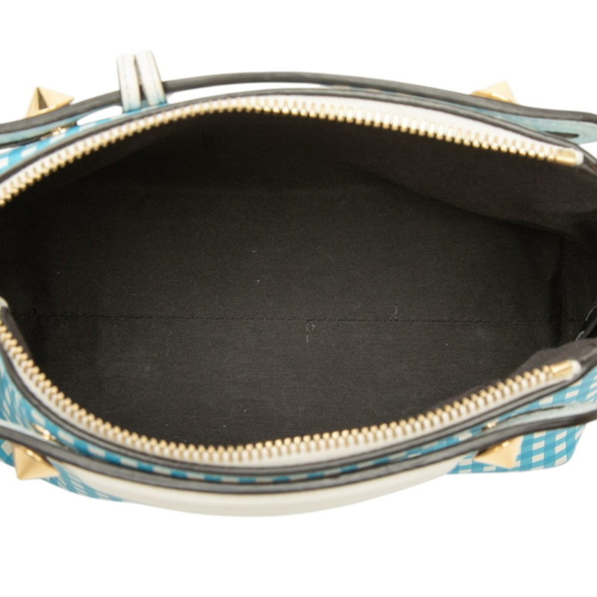 Fendi Blue White Pvc Leather Handbag Shoulder Bag (Pre-Owned)