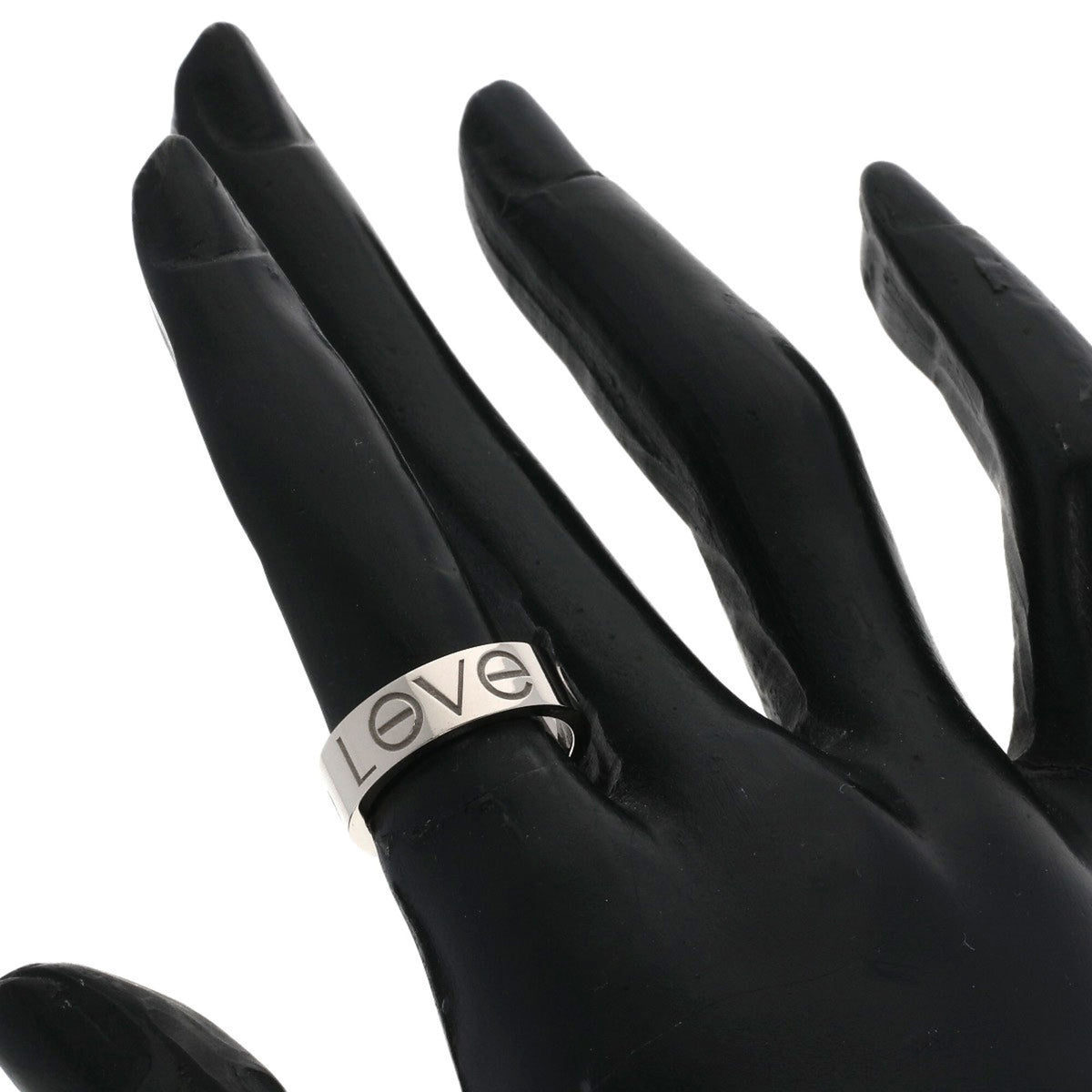 Cartier Silver White Gold (18K) Band Ring (Pre-Owned)