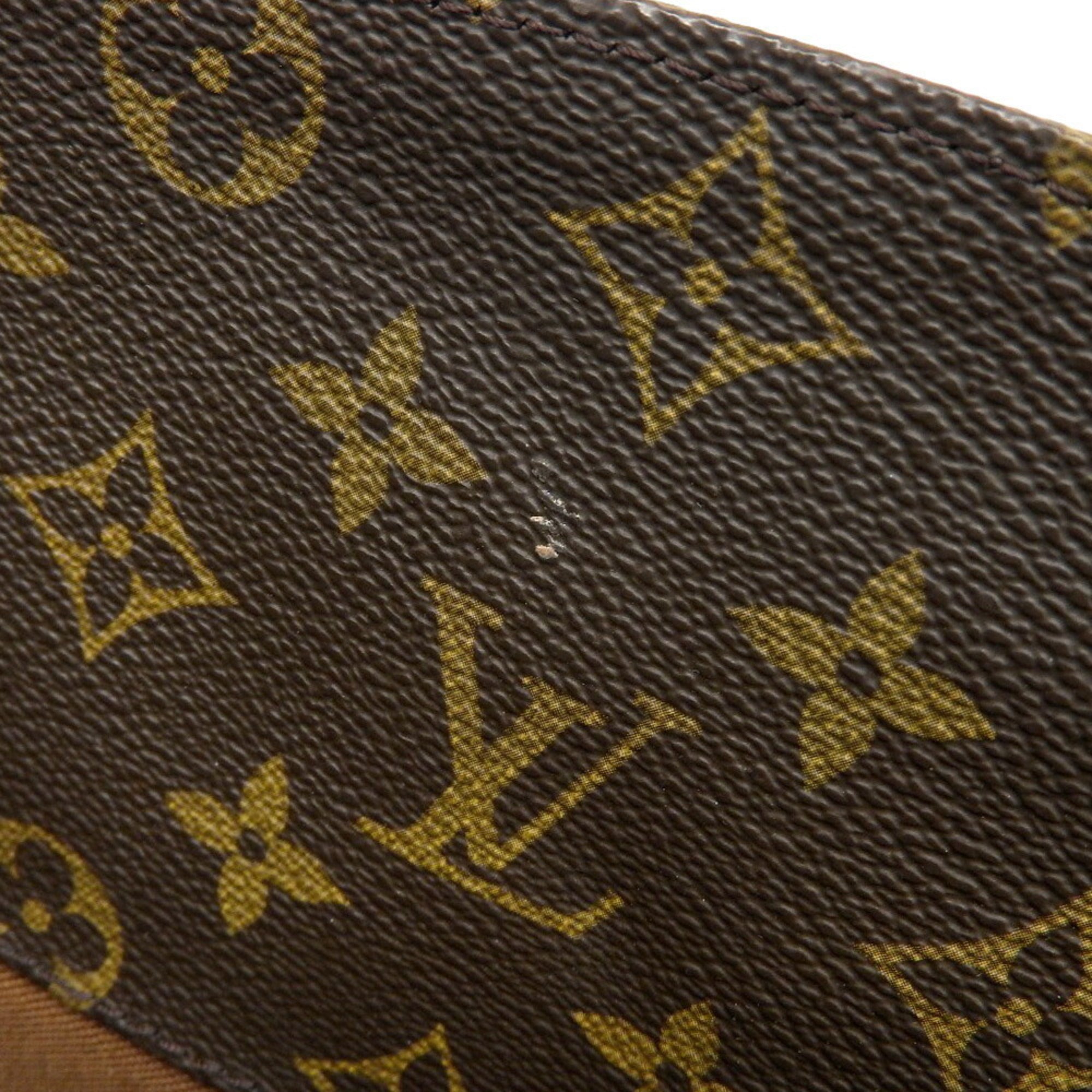 Louis Vuitton Brown Monogram Pvc Leather Shoulder Bag Tote Bag (Pre-Owned)