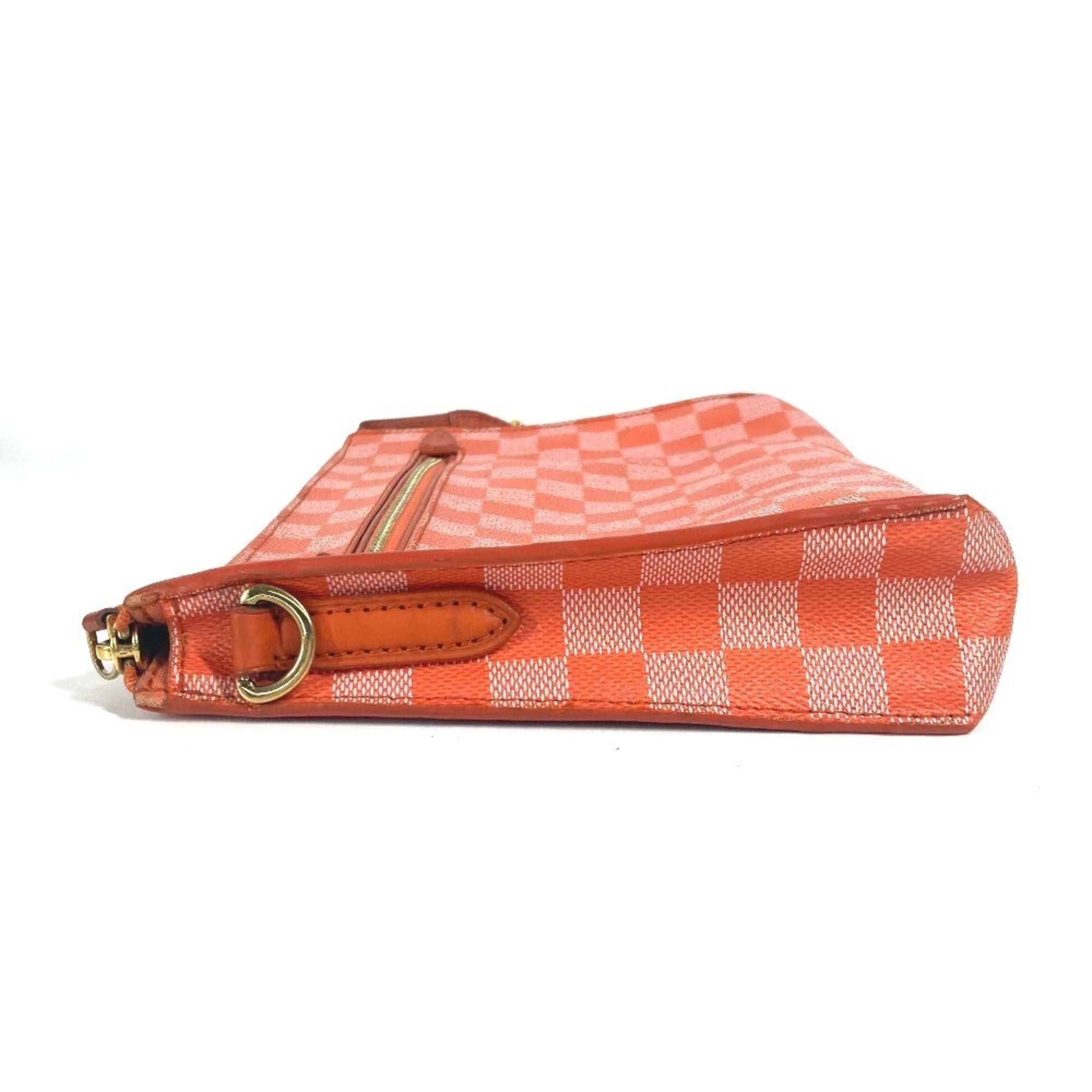 Louis Vuitton Damier Orange Pimont Damier Canvas Clutch Bag Pouch Shoulder Bag (Pre-Owned)