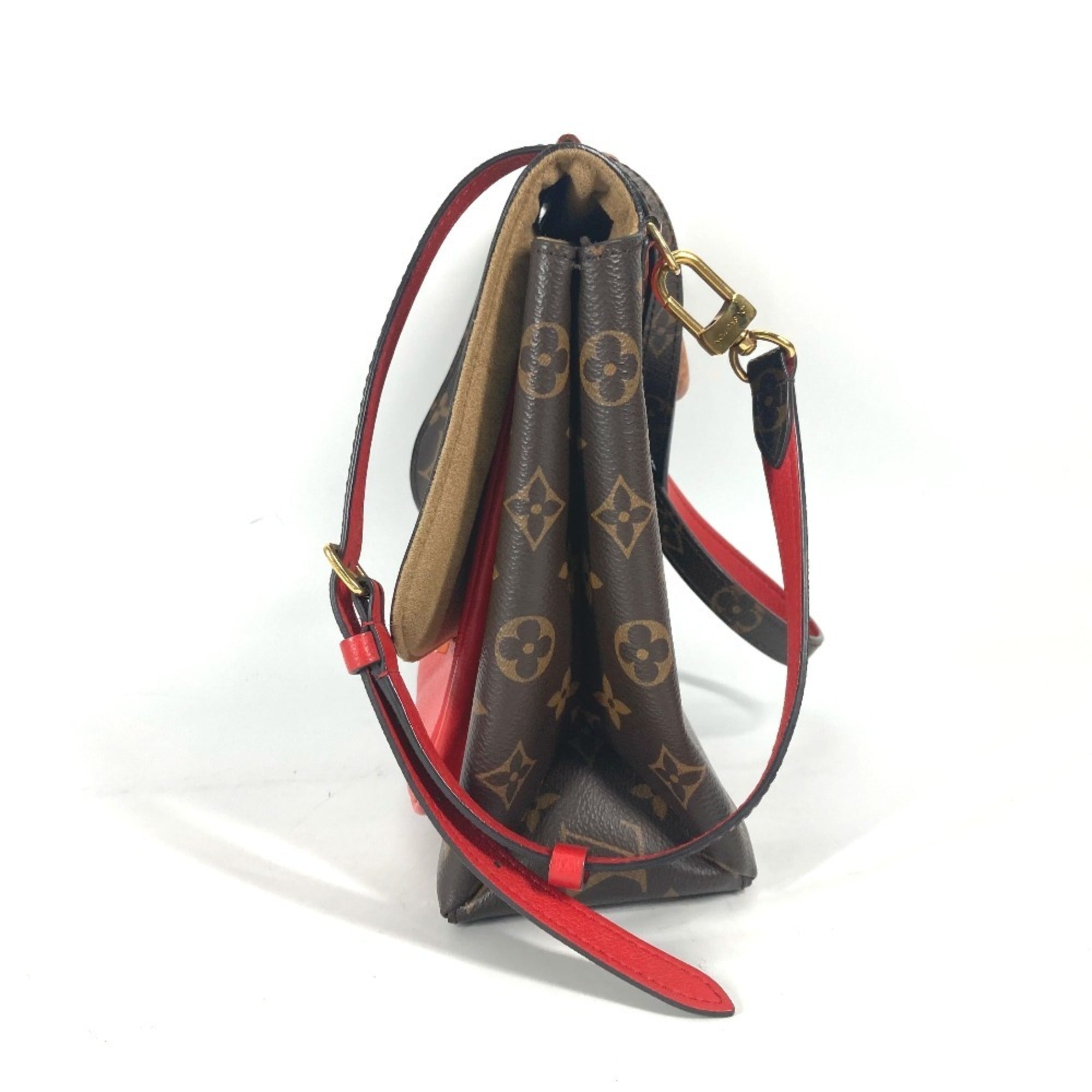 Louis Vuitton Coquelicots Monogram Handbag Shoulder Bag Tote Bag (Pre-Owned)
