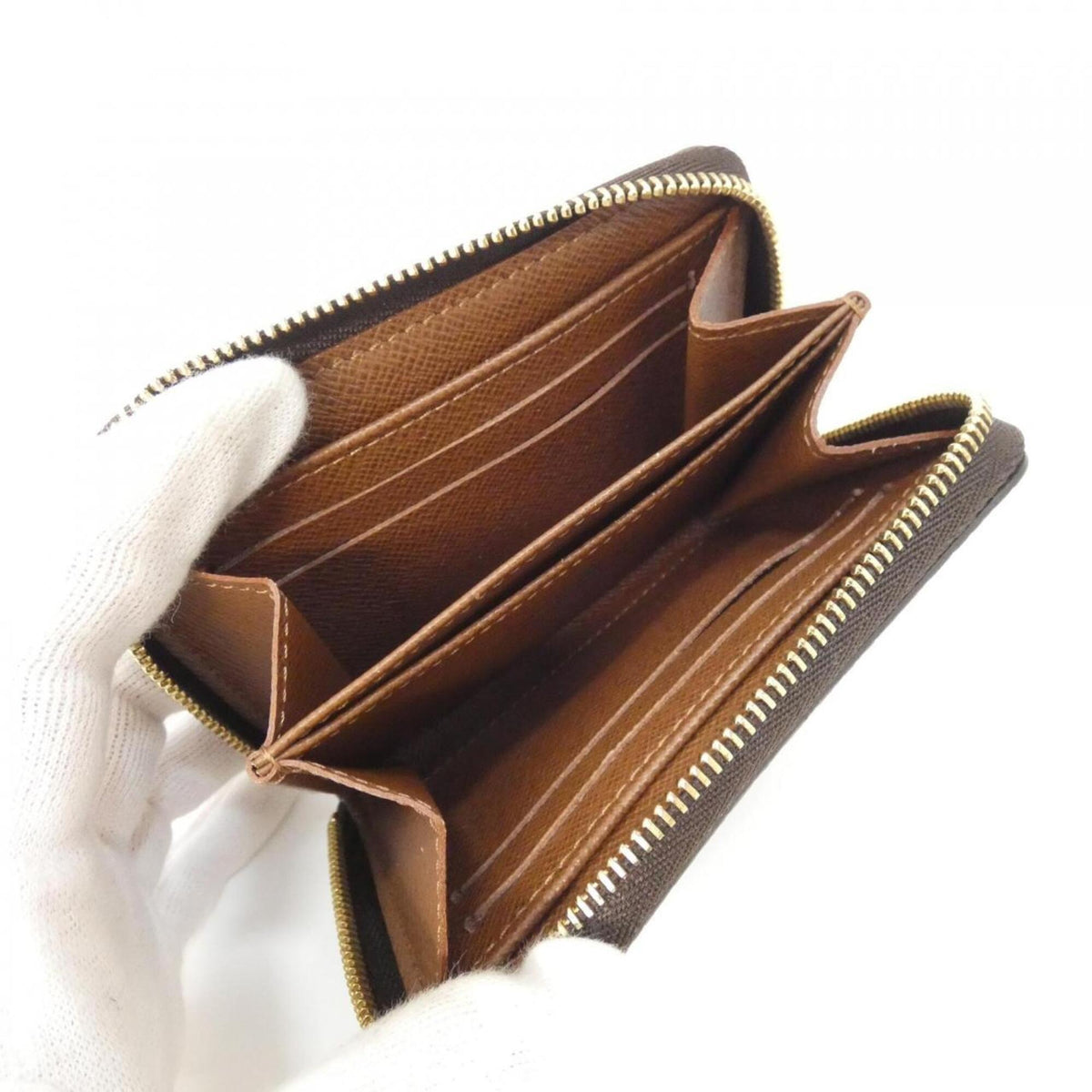 Louis Vuitton Brown Coated Canvas Coin Purse/Coin Case (Pre-Owned)