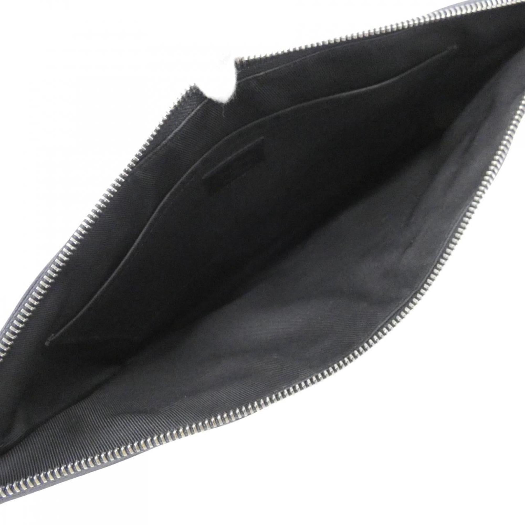 Louis Vuitton Black Coated Canvas Handbag Pochette (Pre-Owned)