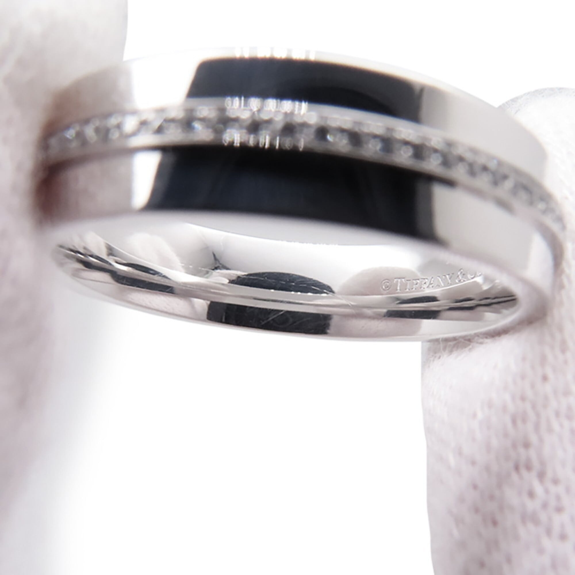 Tiffany White Gold (18K) Band Ring (Pre-Owned)