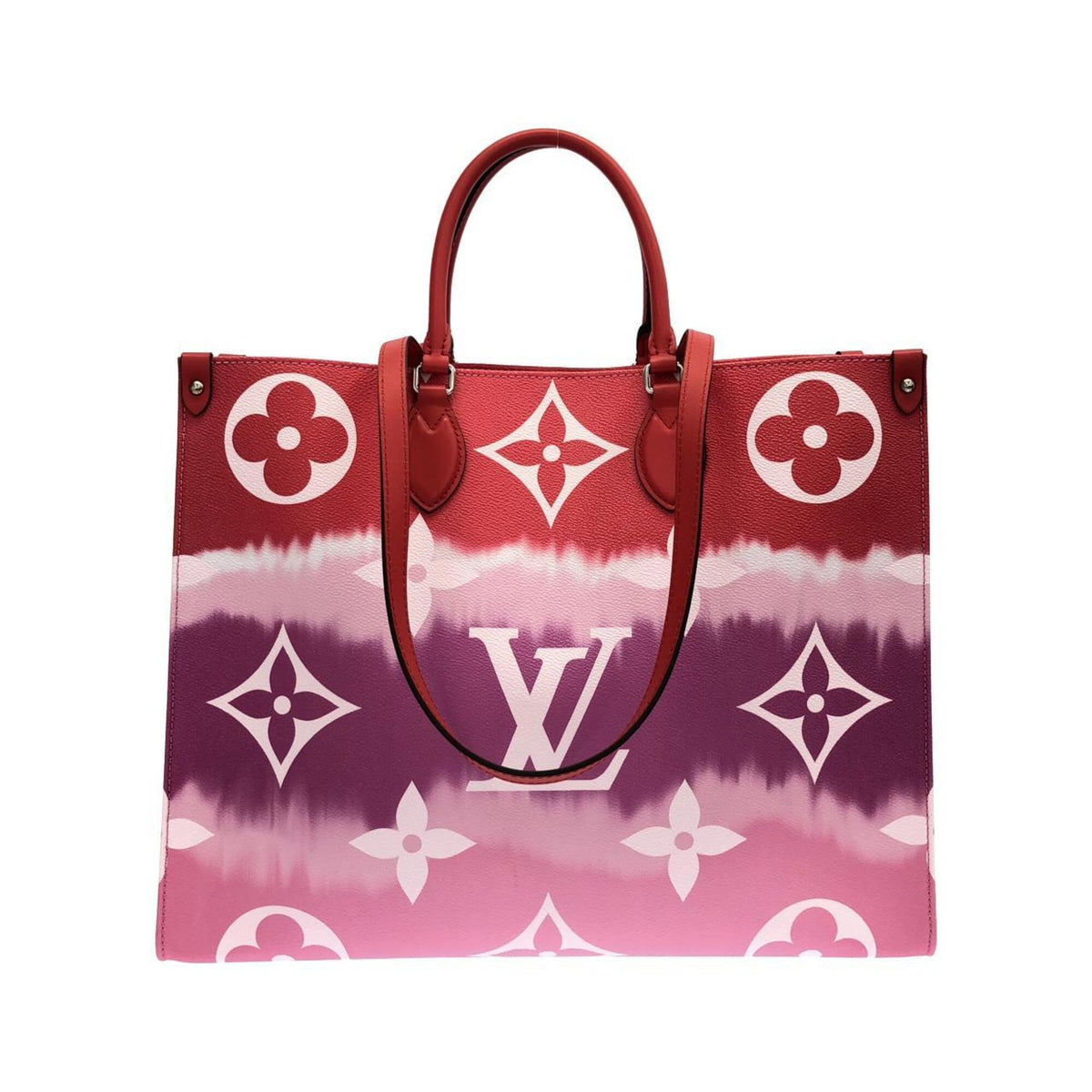 Louis Vuitton Rouge Coated Canvas Handbag (Pre-Owned)