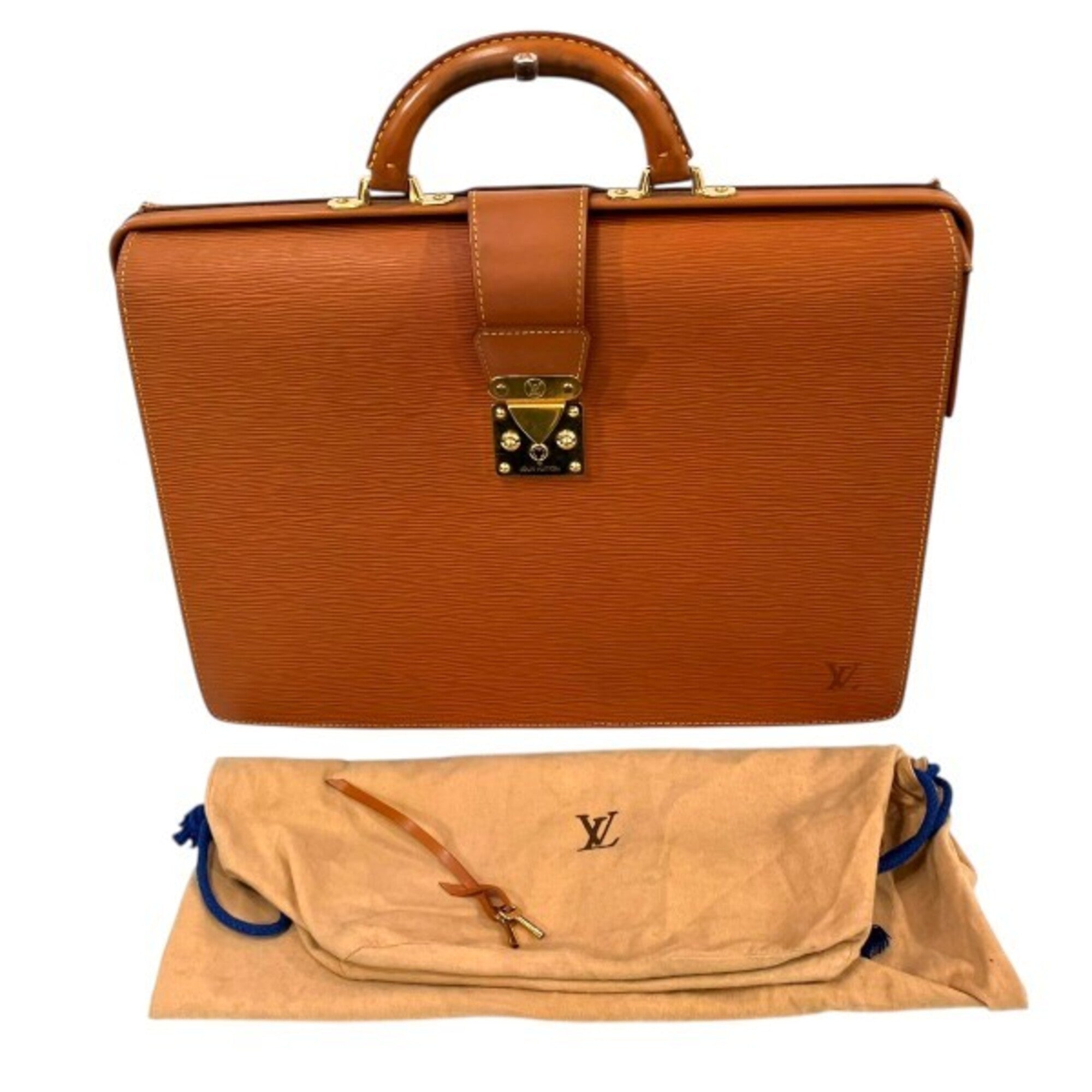 Louis Vuitton Gold Cipango Epi Leather Handbag (Pre-Owned)