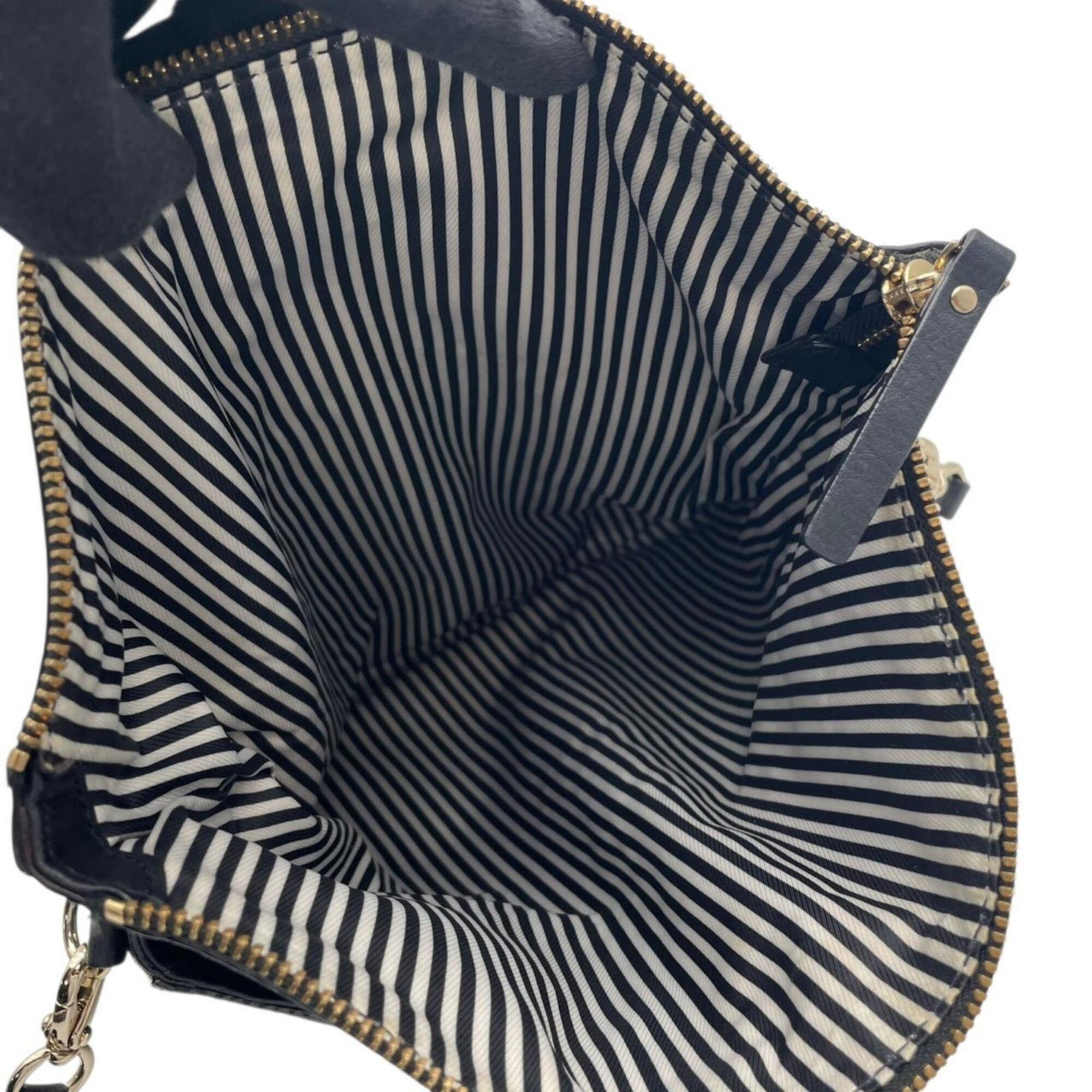 Kate Spade Black Leather Shoulder Bag (Pre-Owned)