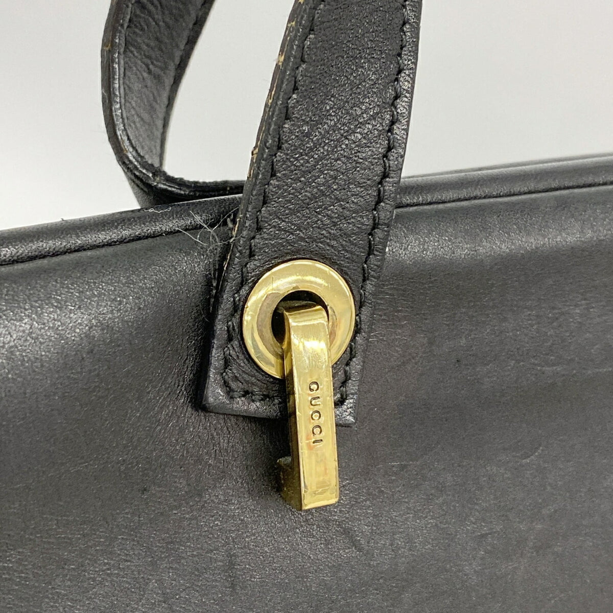 Gucci Black Denim Tote Bag (Pre-Owned)