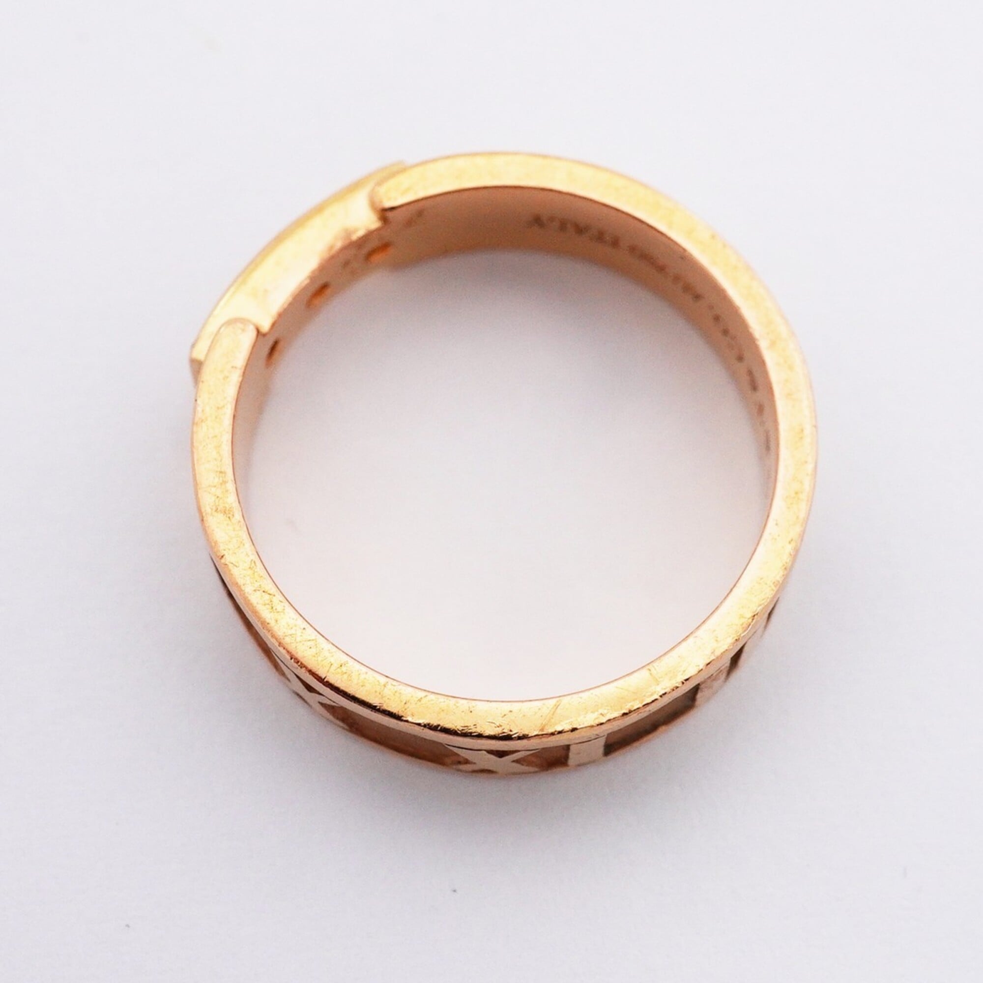 Tiffany Pink Gold (18K) Band Ring (Pre-Owned)