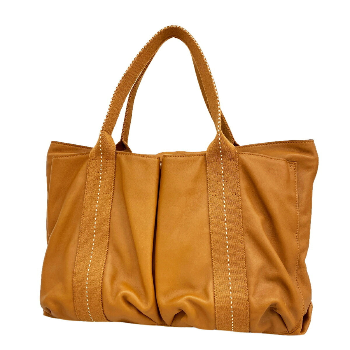 Hermes Brown Leather Tote Bag (Pre-Owned)