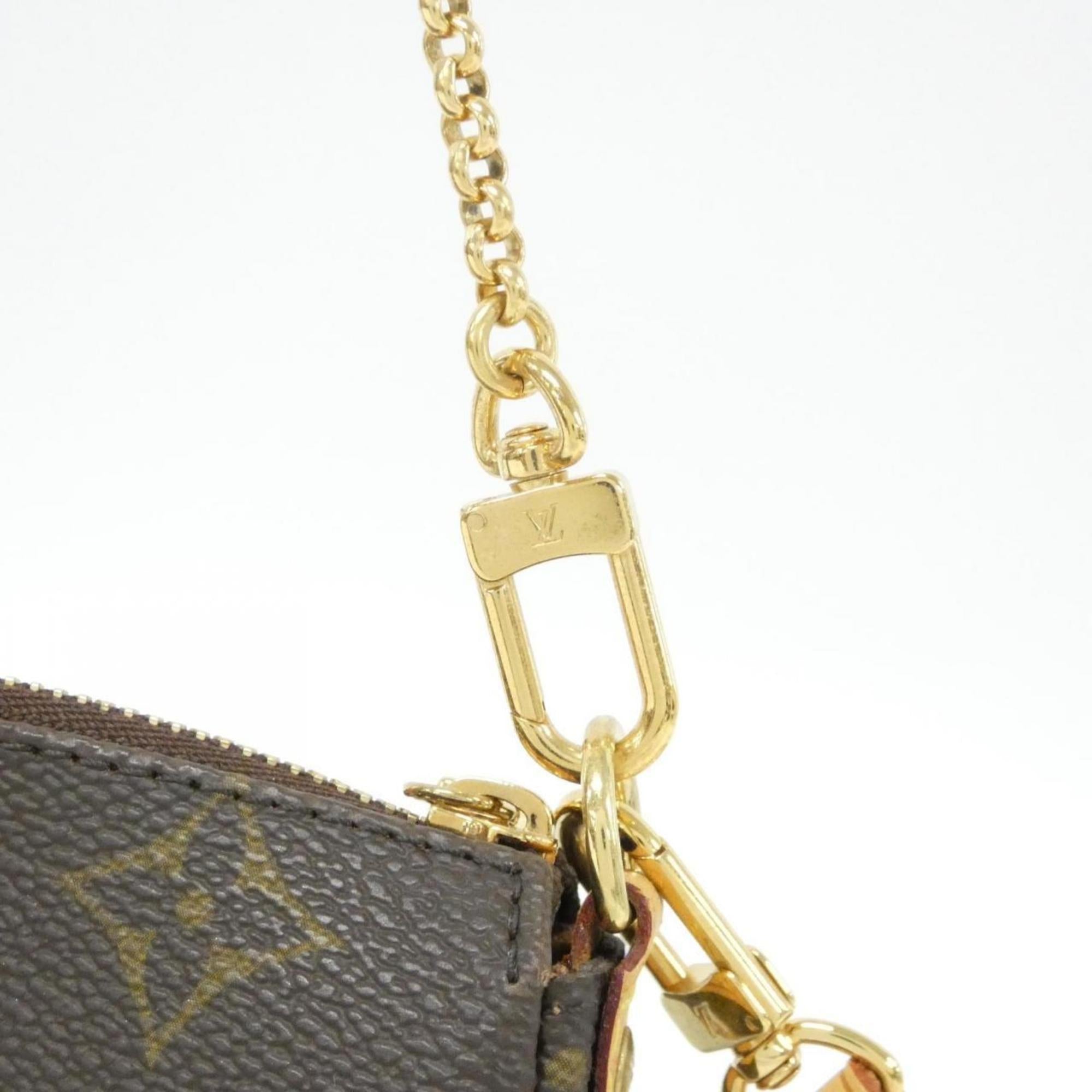 Louis Vuitton Brown Coated Canvas Shoulder Bag (Pre-Owned)
