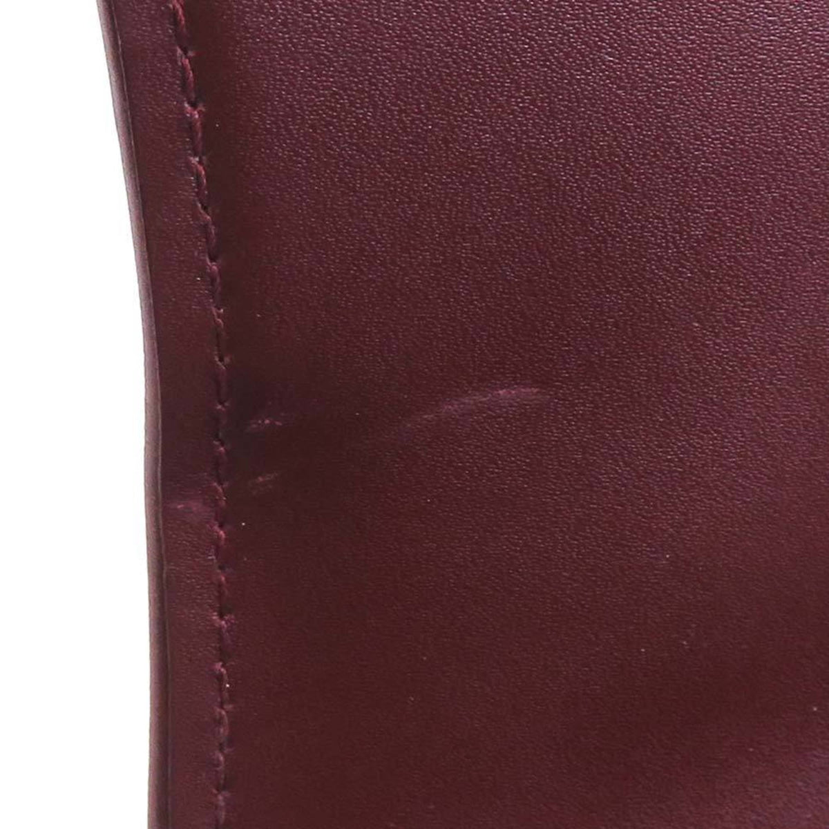 Cartier Must Bordeaux Leather Shoulder Bag (Pre-Owned)