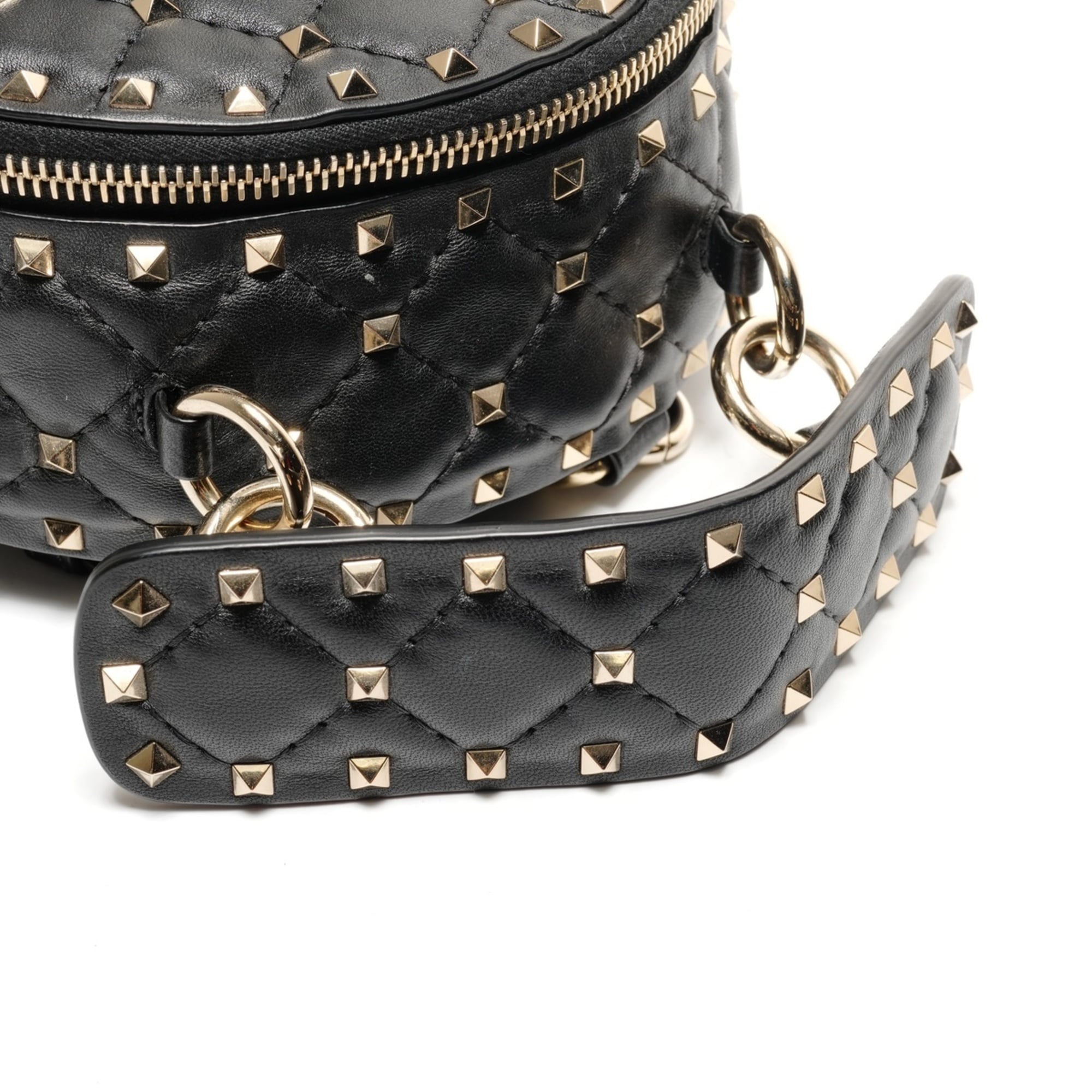 Valentino Black Leather Backpack (Pre-Owned)